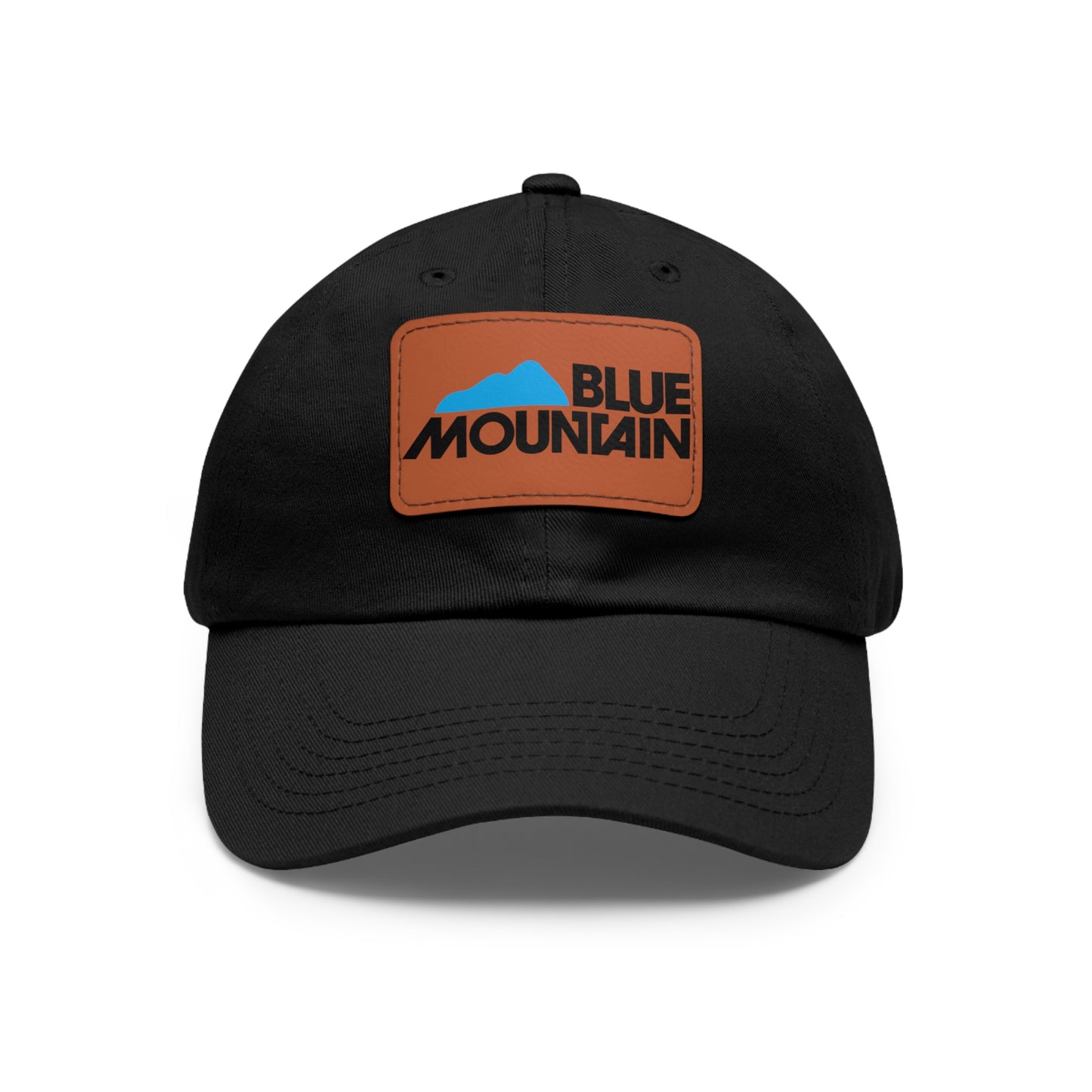 Dad Leather Patch Hat Blue Mountain – Timeless Style, Perfect Fit