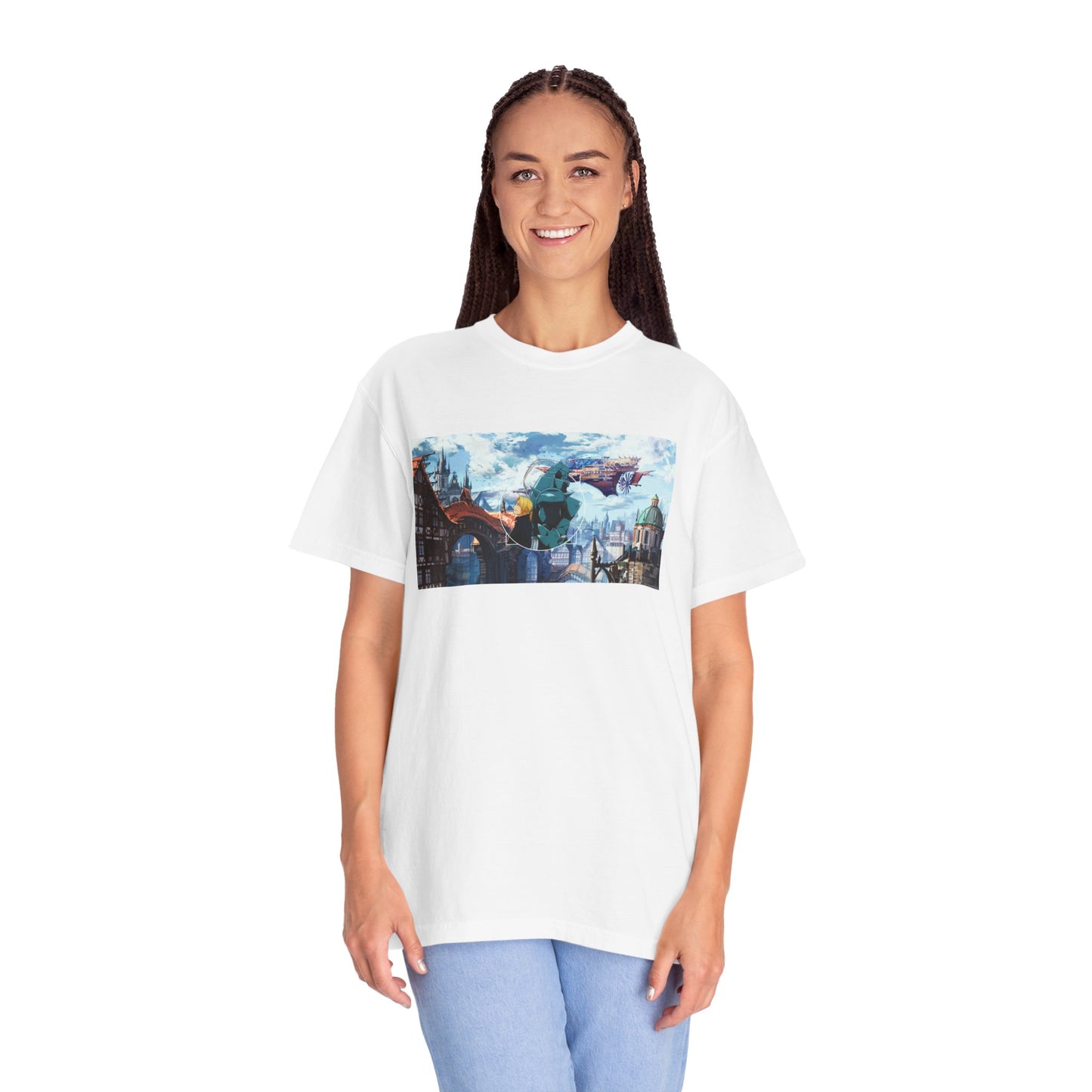 Fullmetal Alchemist Alphonse Elric Garment-Dyed T-Shirt – Premium Cotton Tee