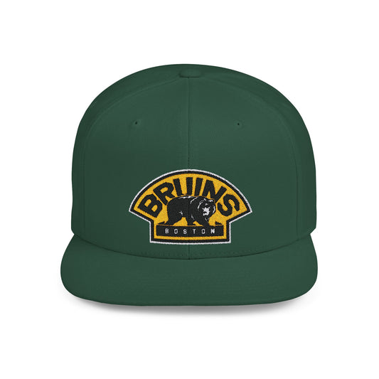 Boston Bruins Fans Flat Bill Snapback – Lightweight, Custom Fit, Premium Quality