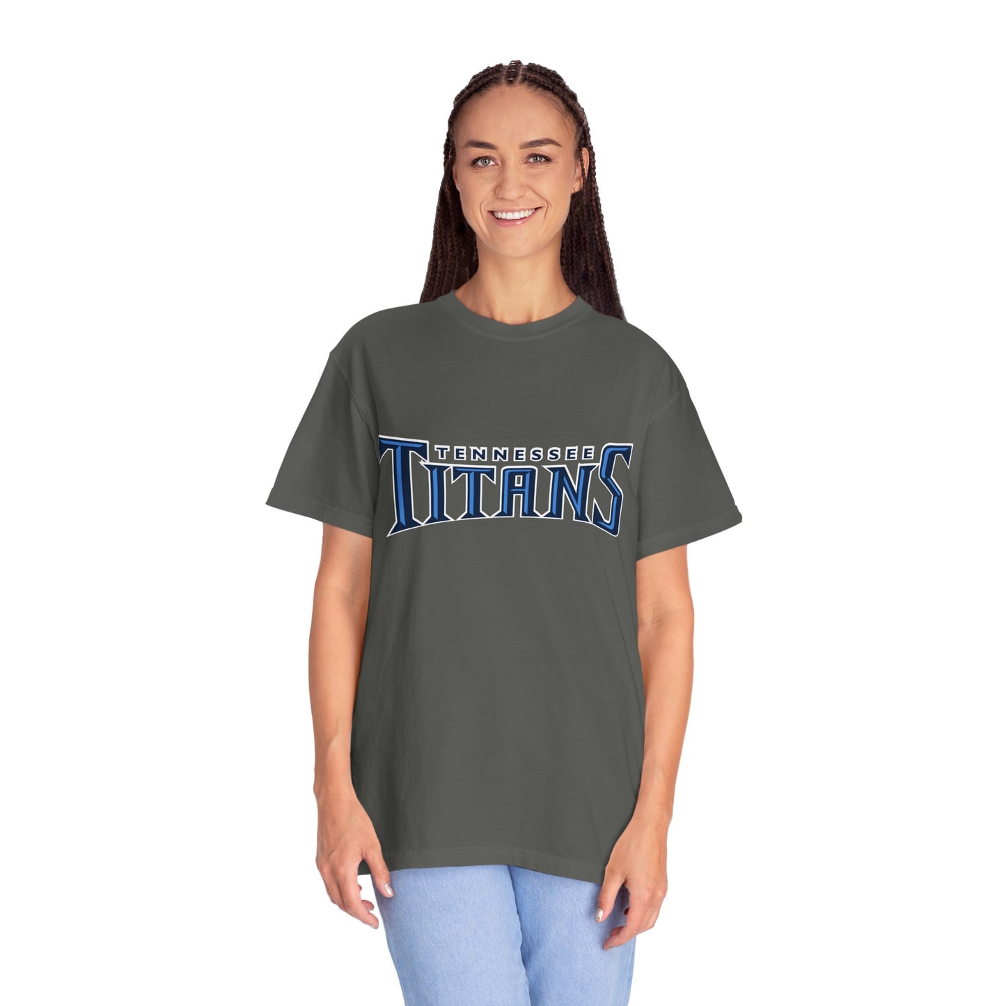 Tennessee Titans Team Merch Garment-Dyed T-Shirt – Premium Cotton Tee for Customization