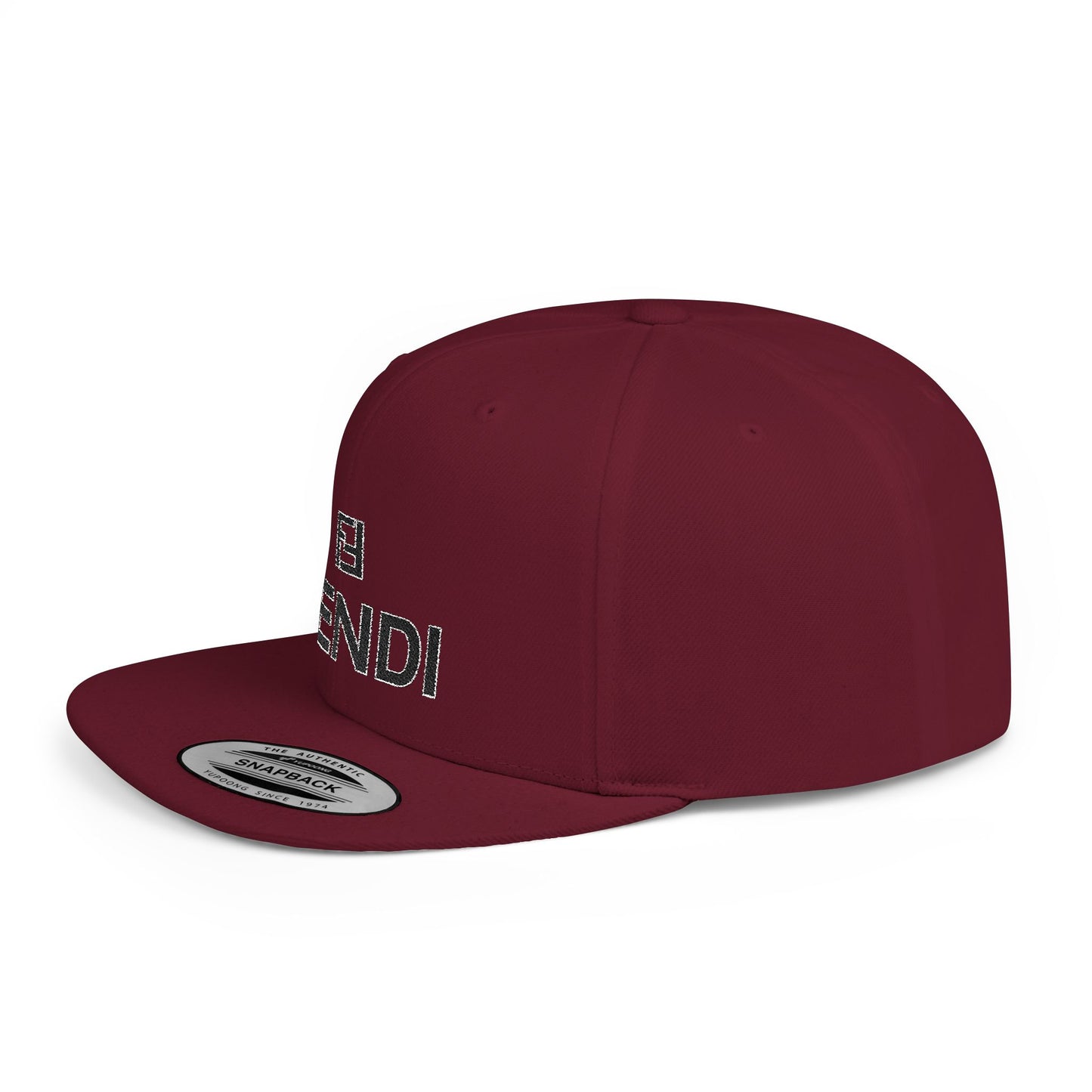 Fendi Flat Bill Snapback – Lightweight, Custom Fit, Premium Quality