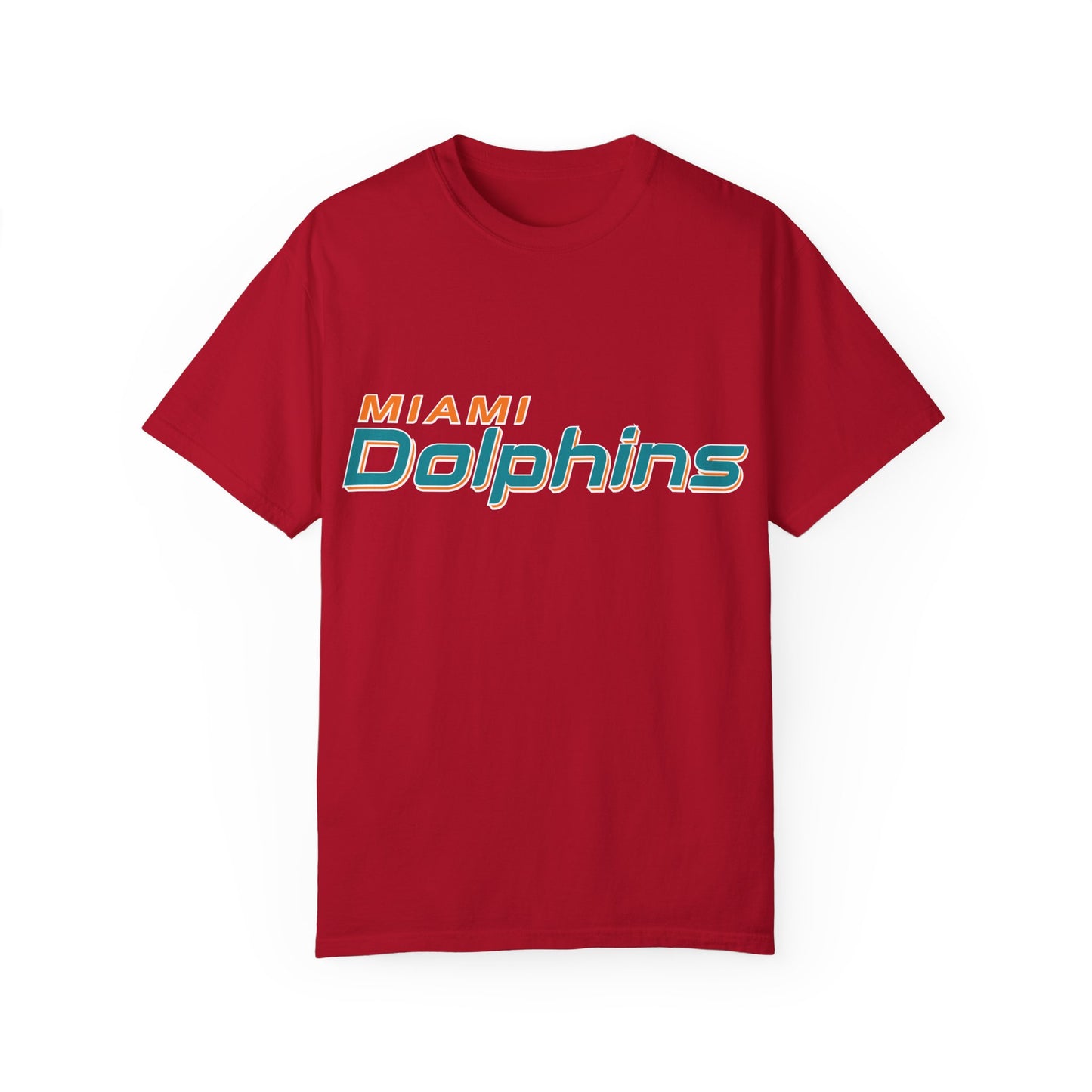 Miami Dolphins Garment-Dyed T-Shirt – Premium Cotton Tee for Customization