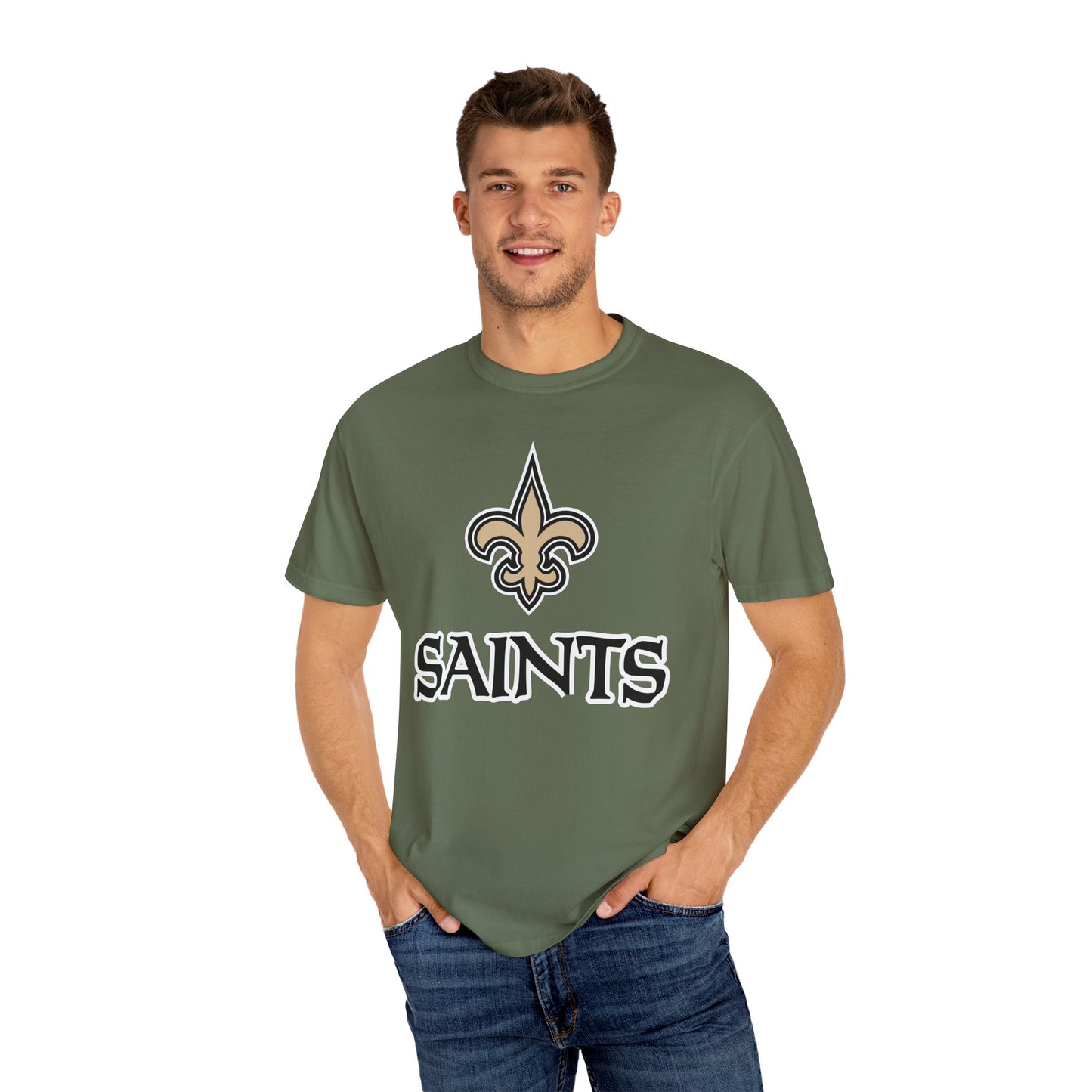 New Orleans Saints Fan Gifts Garment-Dyed T-Shirt – Premium Cotton Tee for Customization