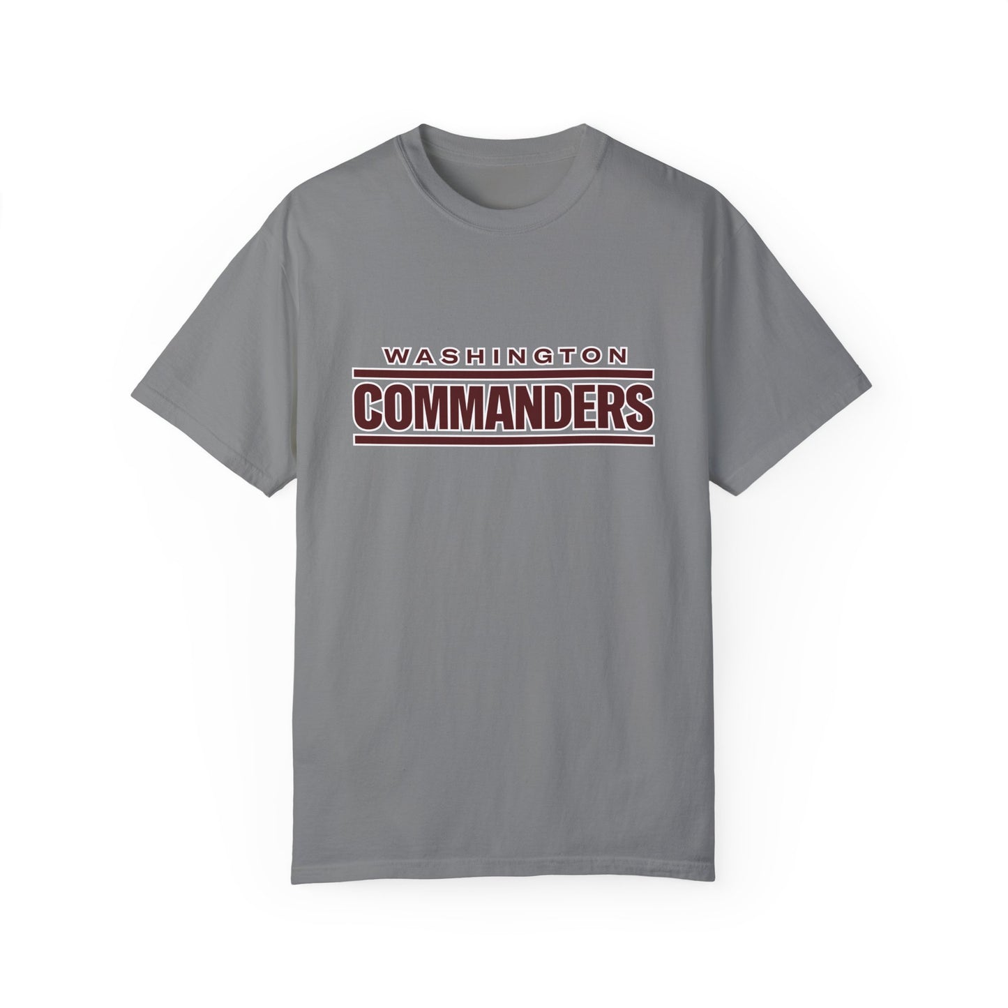 Washington Commanders Gear Garment-Dyed T-Shirt – Premium Cotton Tee for Customization