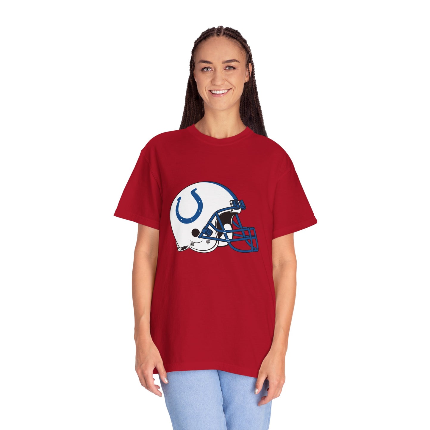 Indianapolis Colts Merchandise Garment-Dyed T-Shirt – Premium Cotton Tee for Customization