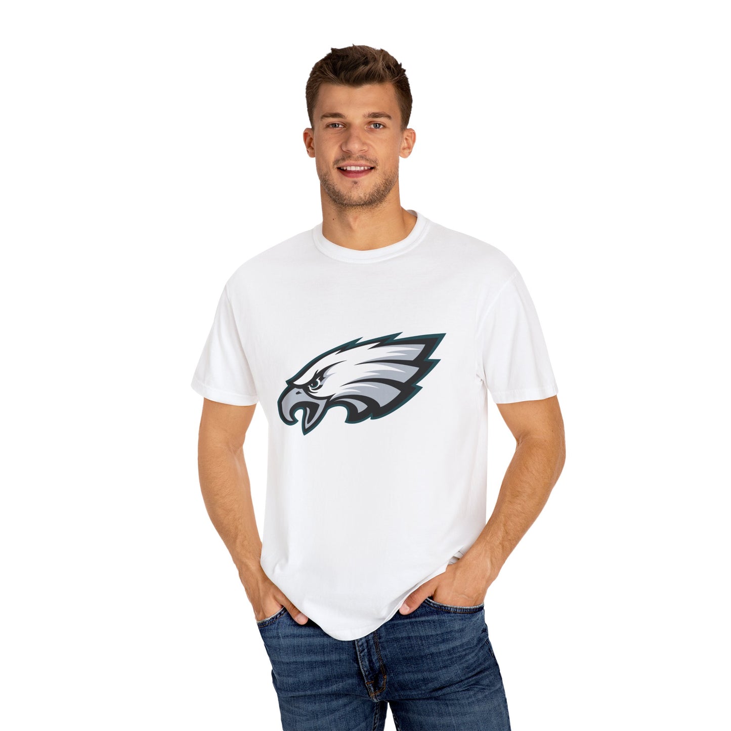 Philadelphia Eagles Pride Garment-Dyed T-Shirt – Premium Cotton Tee for Customization