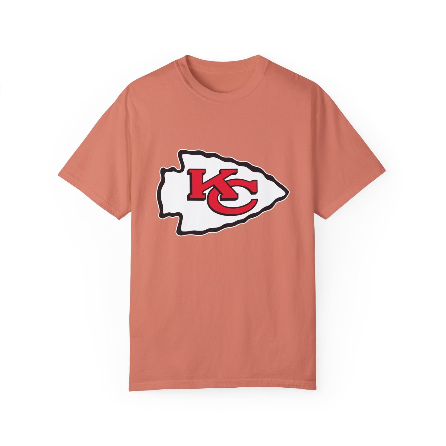 Kansas City Chiefs Collectibles Garment-Dyed T-Shirt – Premium Cotton Tee for Customization