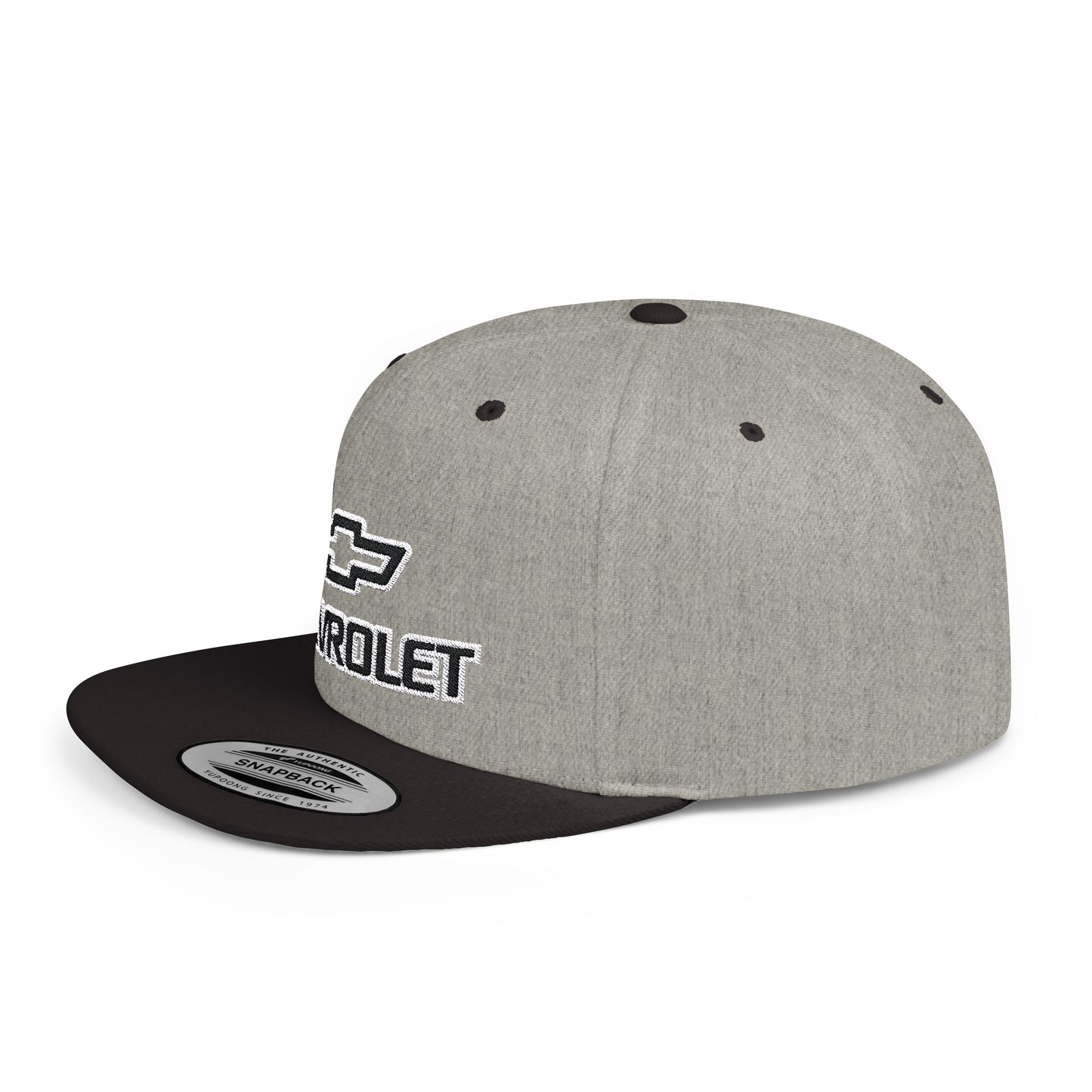 Chevrolet Flat Bill Snapback – Lightweight, Custom Fit, Premium Quality