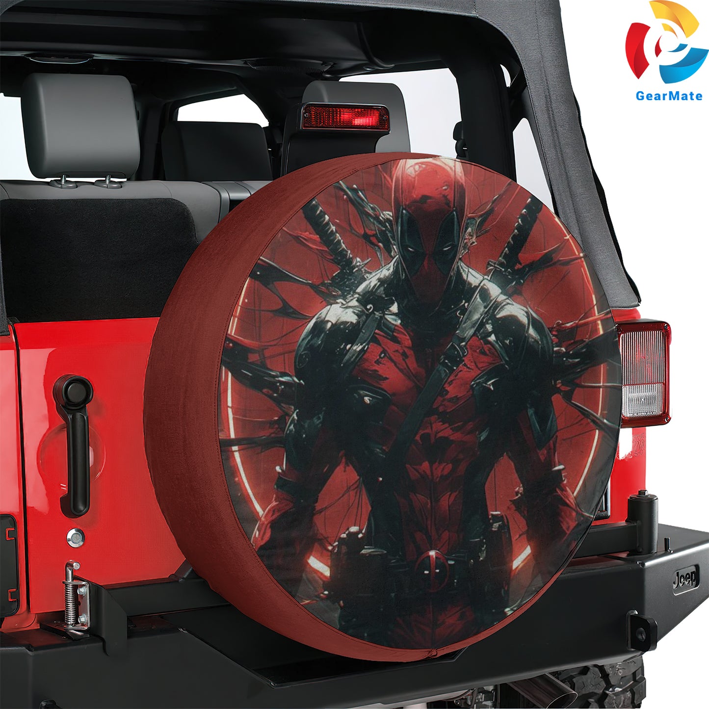 Deadpool Spare Tire Cover – Premium Waterproof UV Resistant Protector