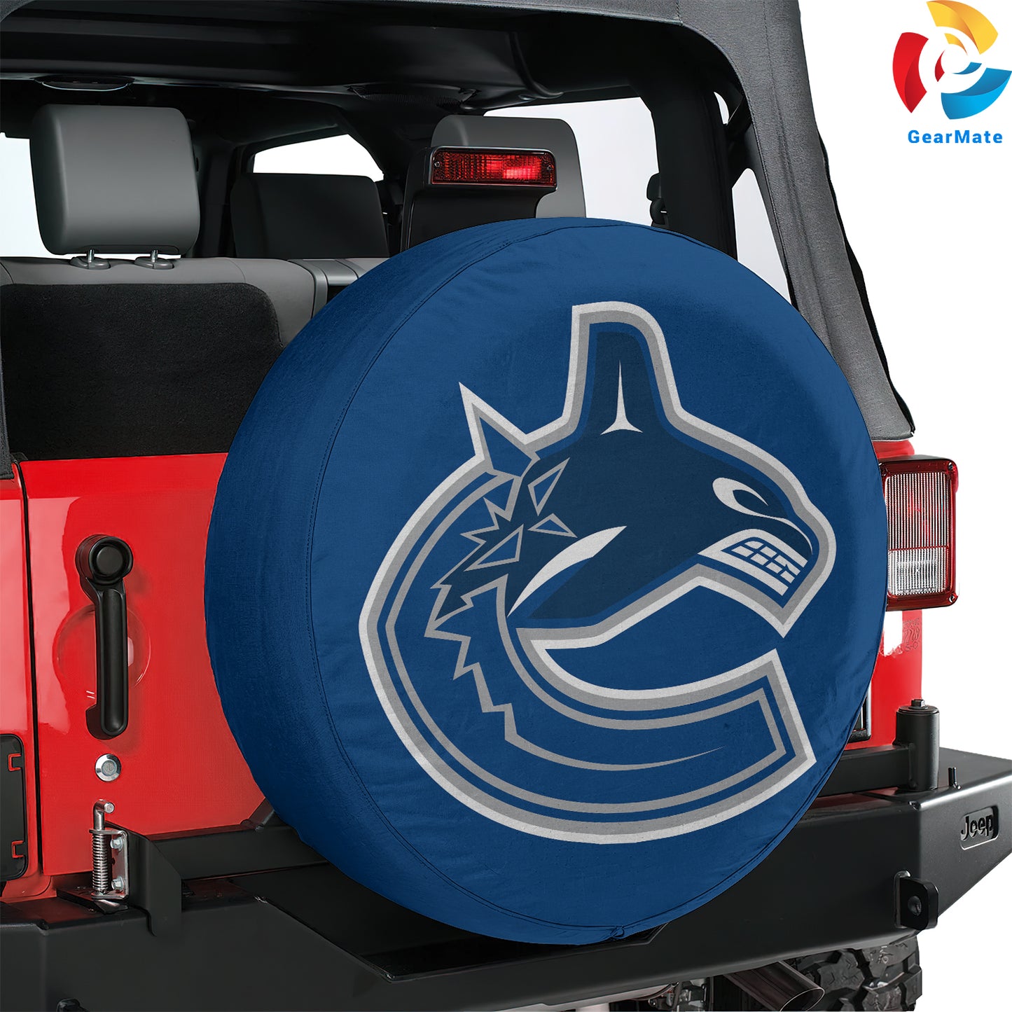 Vancouver Canucks Hockey Season Spare Tire Cover – Premium Waterproof UV-Resistant Protector