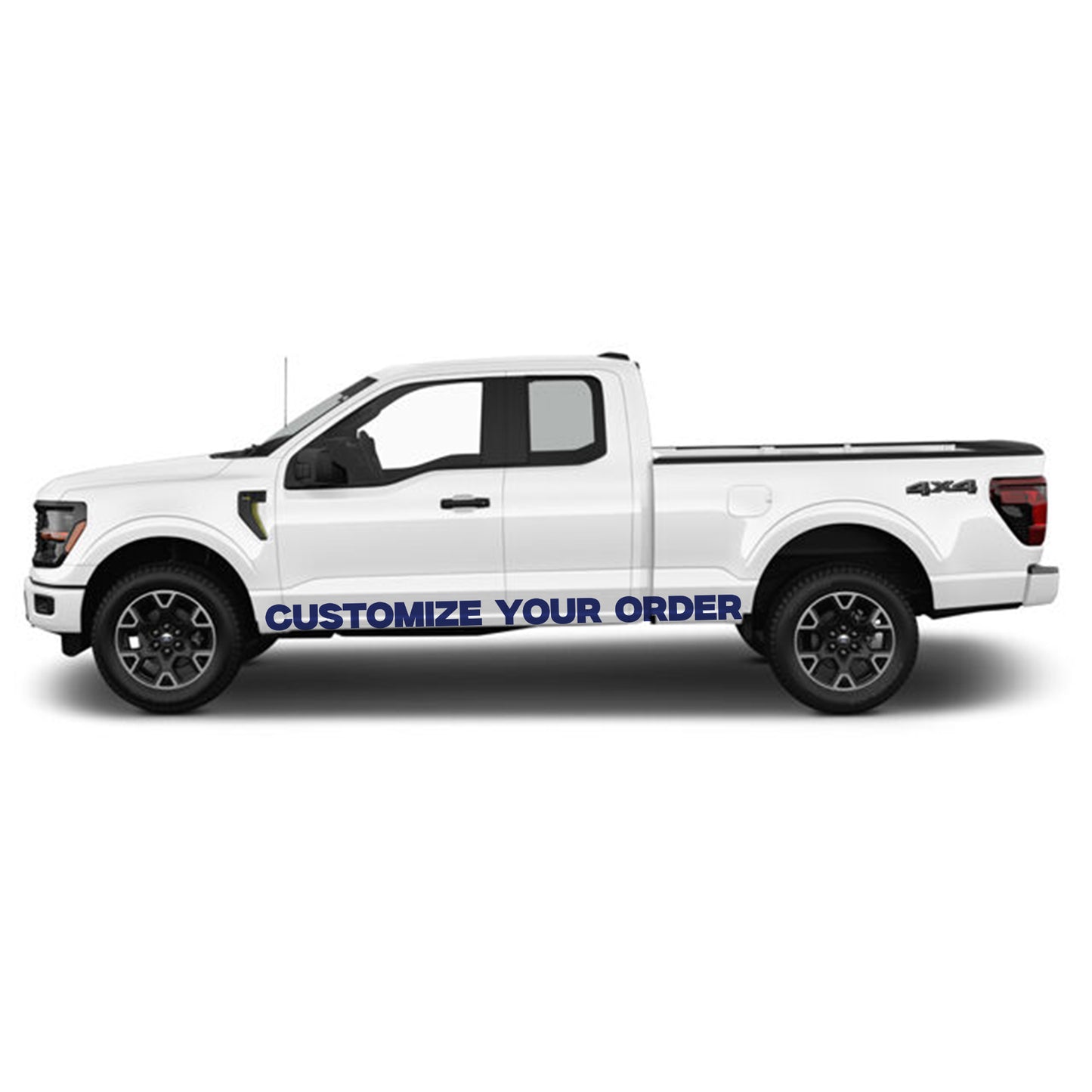 Built for Boost Bridgestone Rocker Panel Graphic Decal Kit (Left & Right Sides) - High Quality Vinyl for Trucks & SUVs