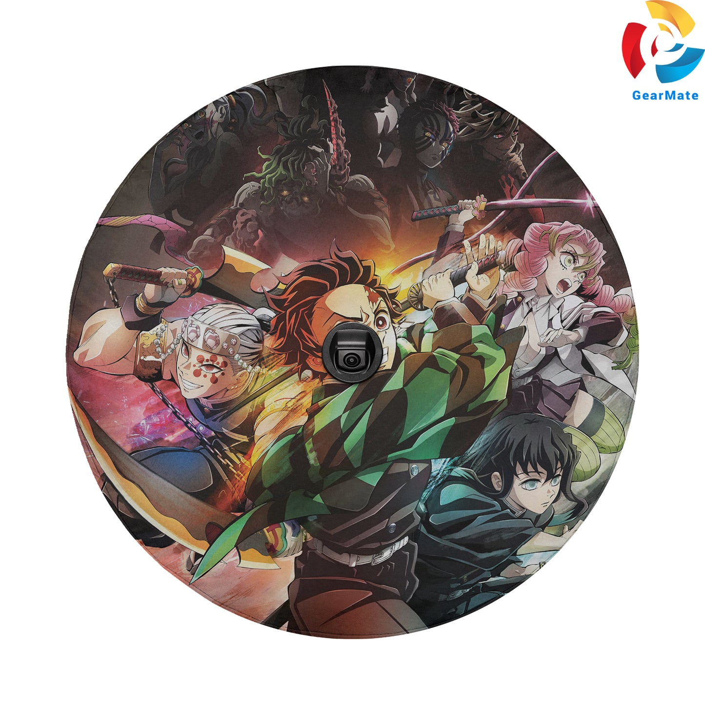 Demon Slayer Kimetsu No Yaiba Spare Tire Cover – Premium Waterproof UV Resistant Protector