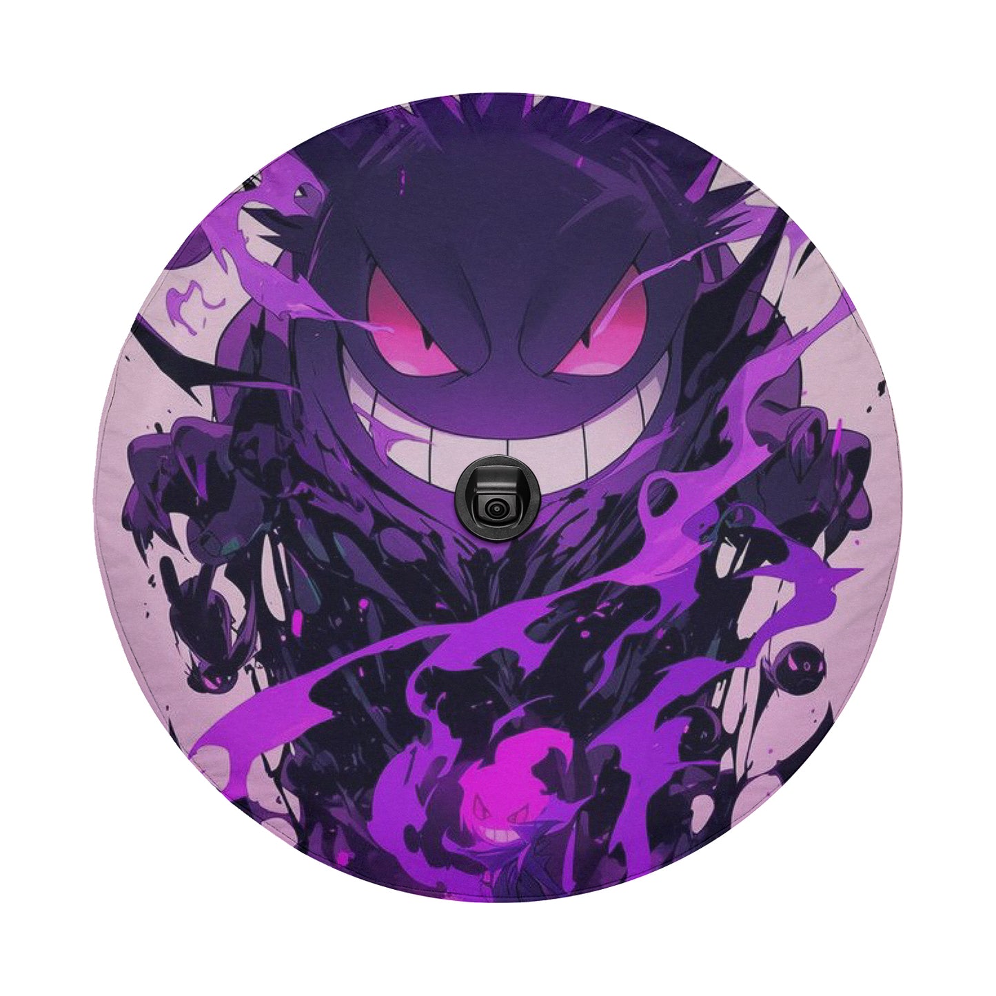 Pokemon Gengar Anime Spare Tire Cover – Premium Waterproof UV Resistant Protector