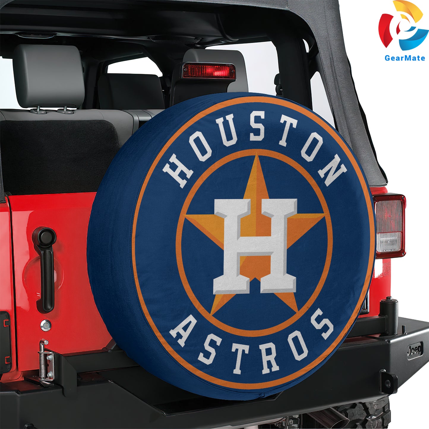 Houston Astros MLB Spare Tire Cover – Premium Waterproof UV-Resistant Protector