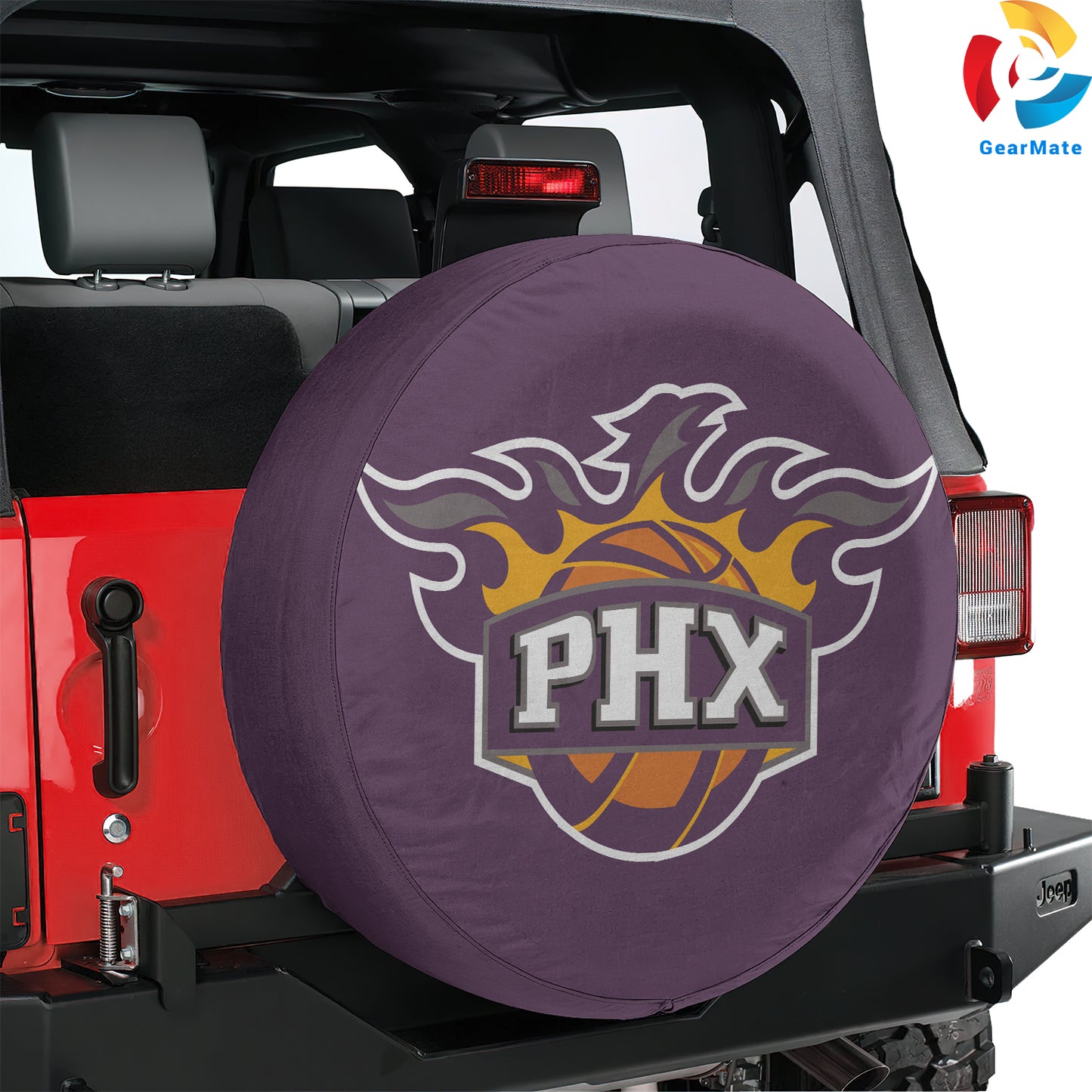 Phoenix Suns Nation Spare Tire Cover – Premium Waterproof UV-Resistant Protector