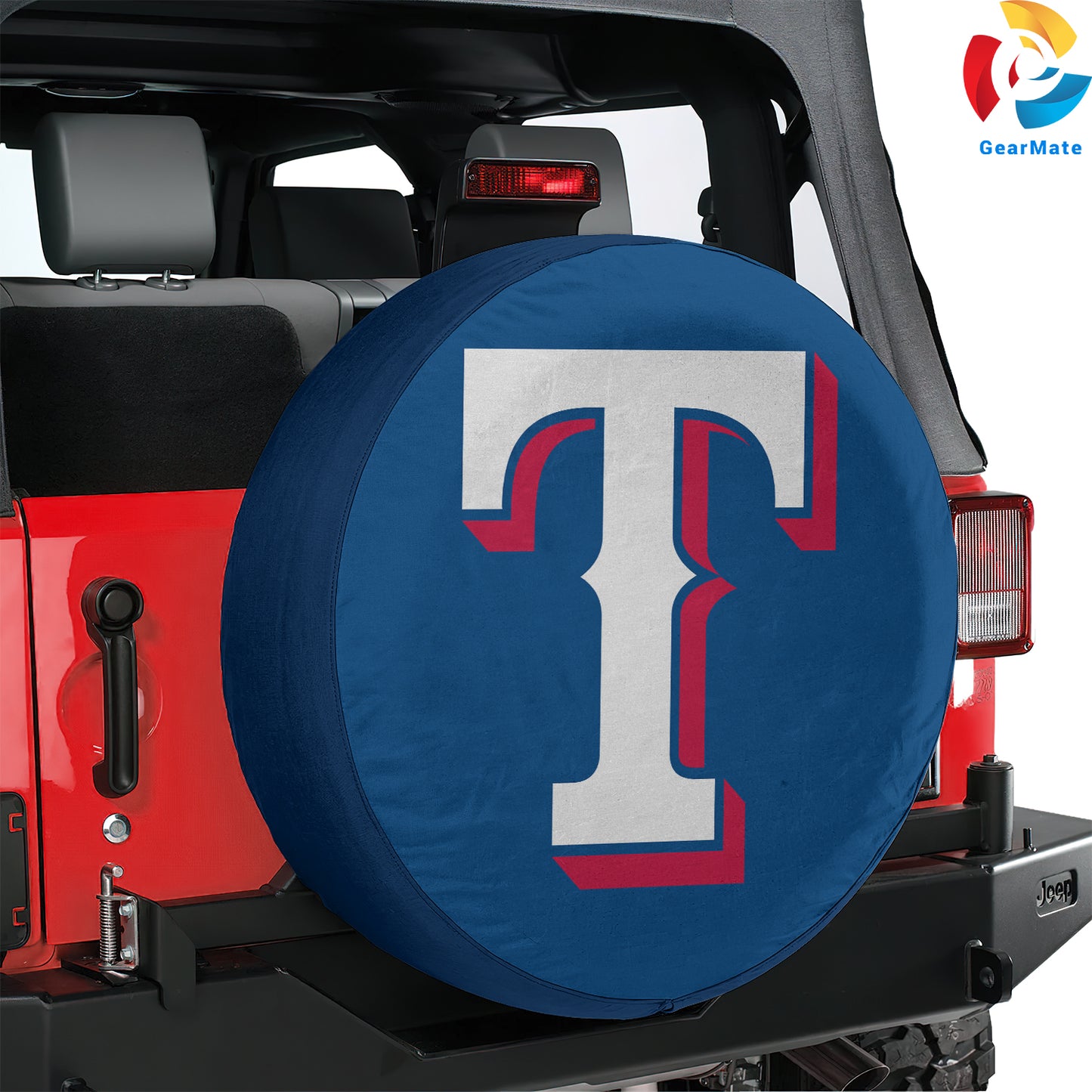 Texas Rangers MLB Spare Tire Cover – Premium Waterproof UV-Resistant Protector