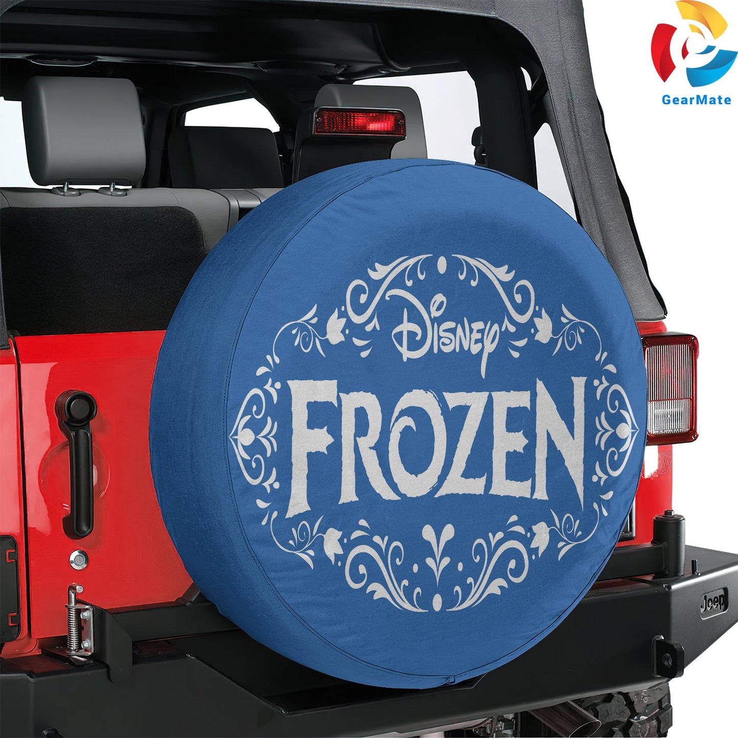 Frozen Spare Tire Cover – Premium Waterproof UV Resistant Protector