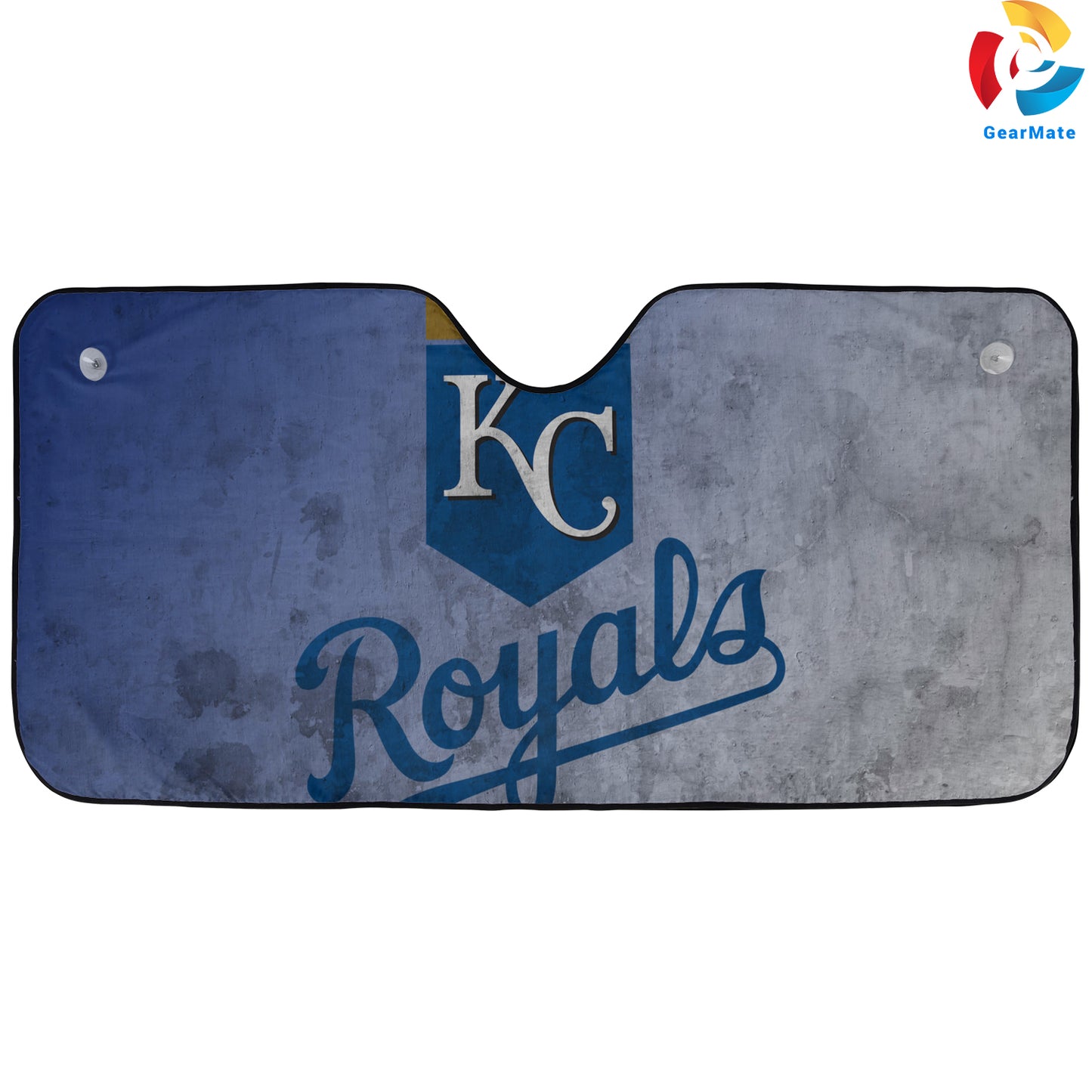 Kansas City Royals MLB Baseball Wall Background Reflective Car Sunshade – Premium Heat & UV Protection, Universal Fit