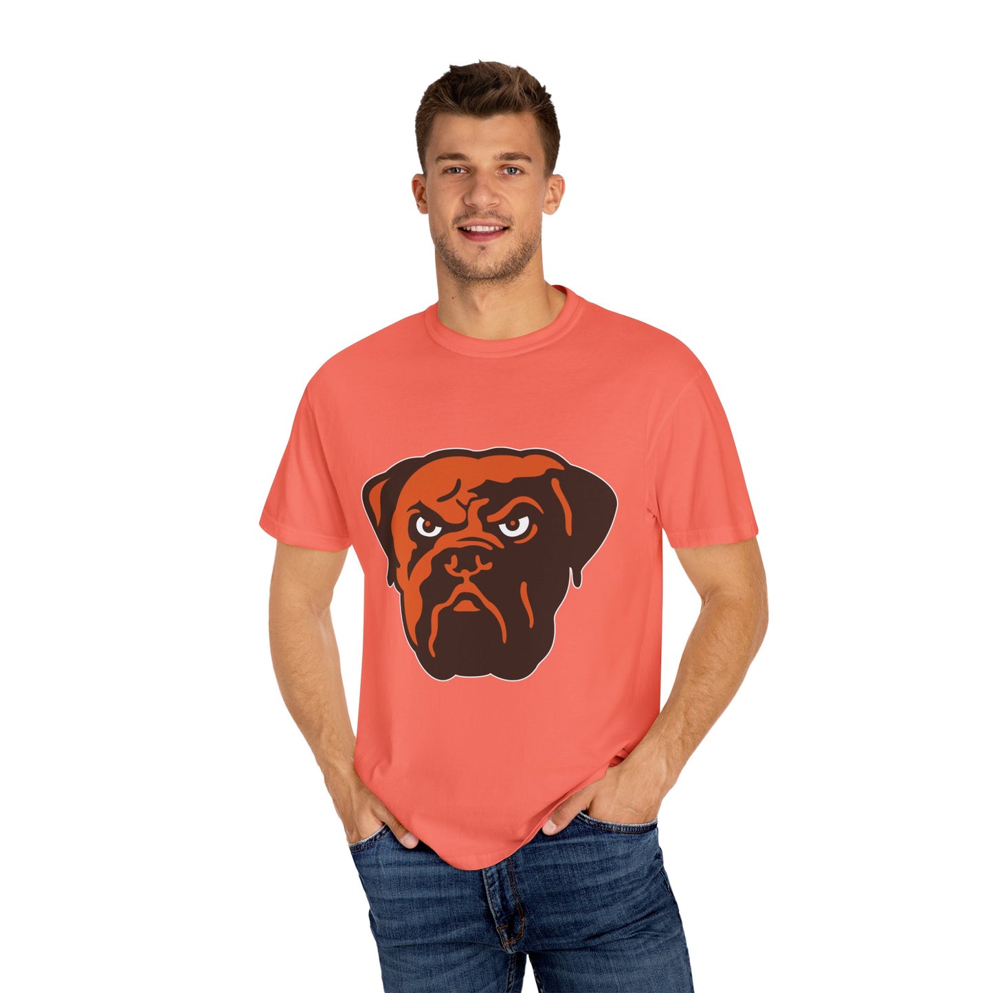 Cleveland Browns Collectibles Garment-Dyed T-Shirt – Premium Cotton Tee for Customization