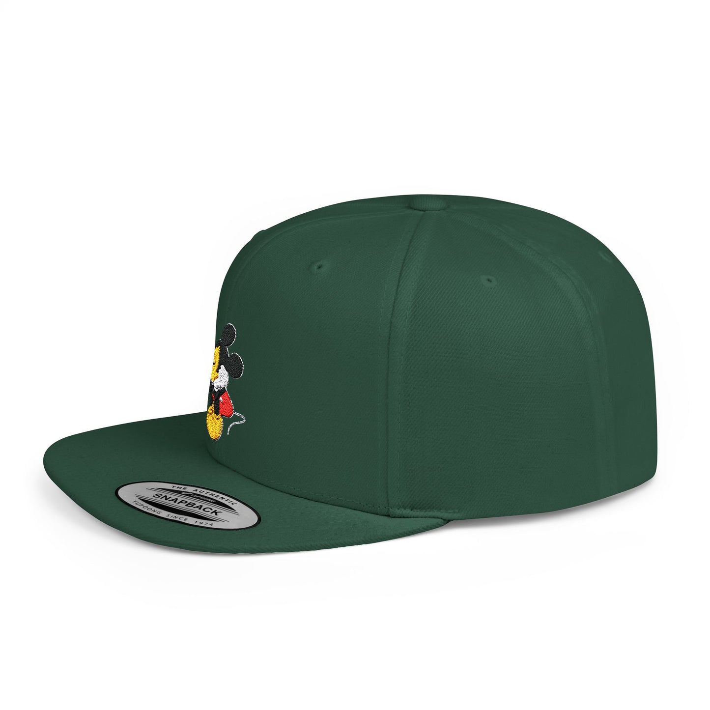 Mickey Mouse Sad Disney Flat Bill Snapback – Lightweight, Custom Fit, Premium Quality