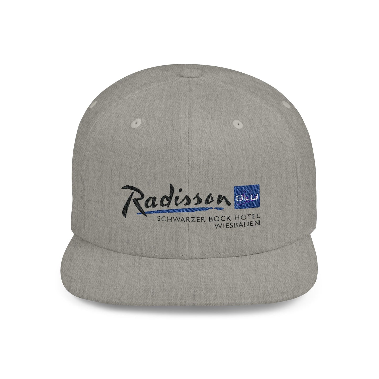 Radisson Blu Flat Bill Snapback – Lightweight, Custom Fit, Premium Quality