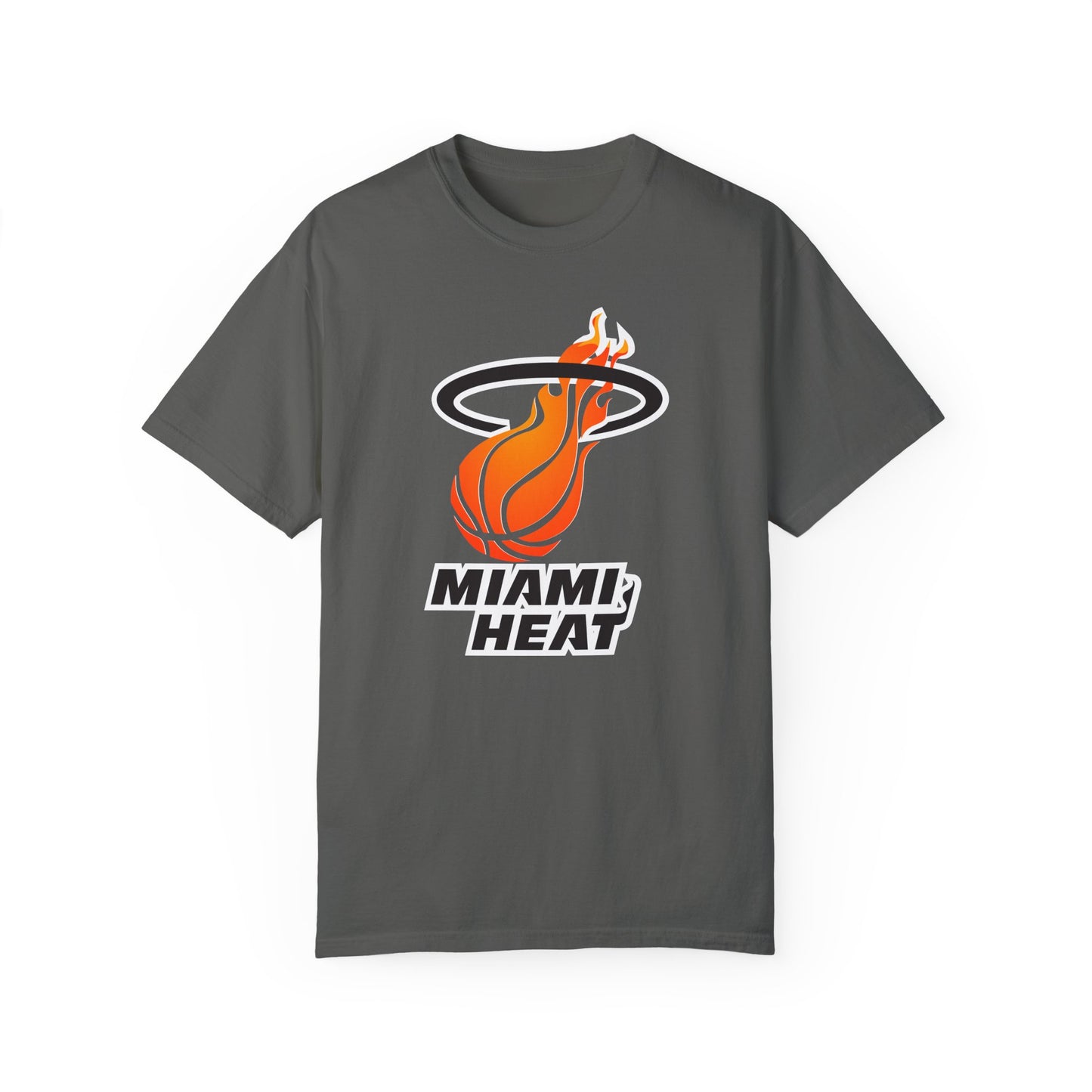 Miami Heat NBA Fans Garment-Dyed T-Shirt – Premium Cotton Tee for Customization