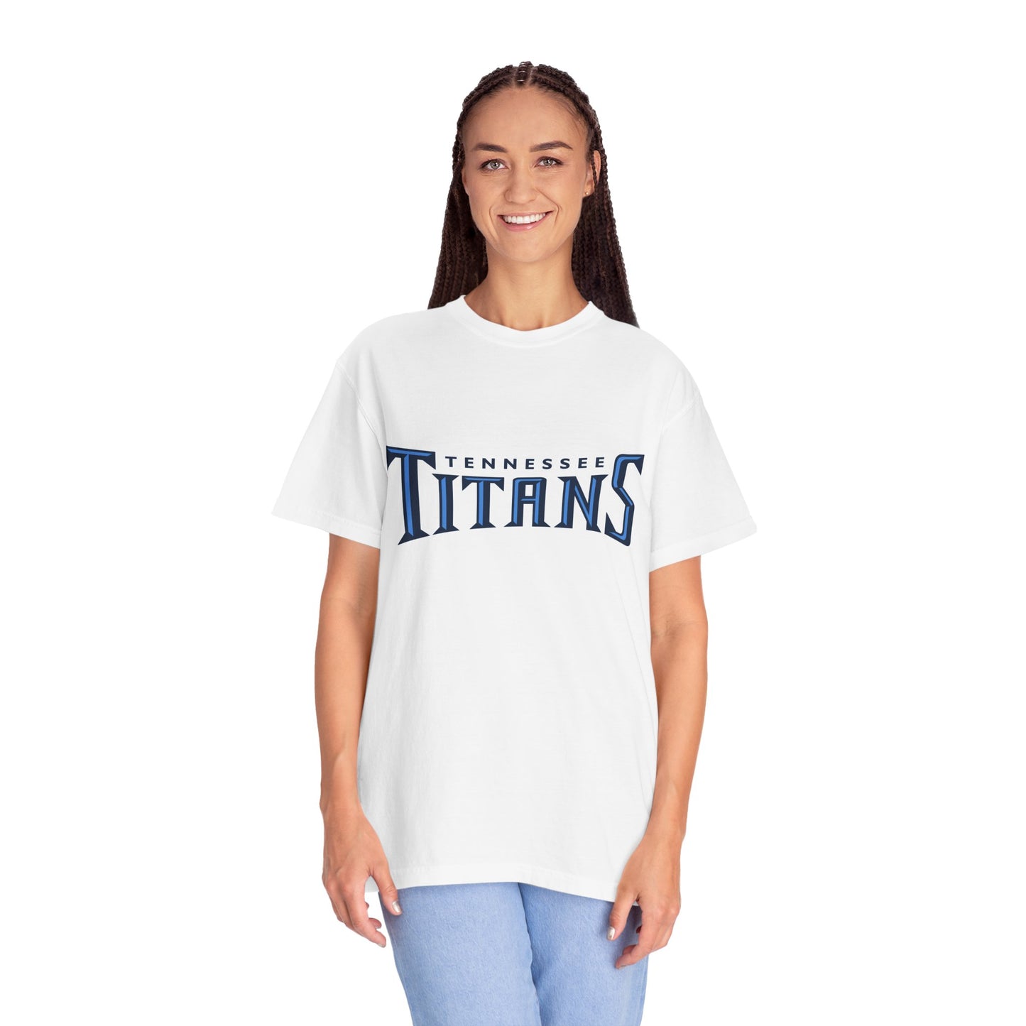 Tennessee Titans Team Merch Garment-Dyed T-Shirt – Premium Cotton Tee for Customization