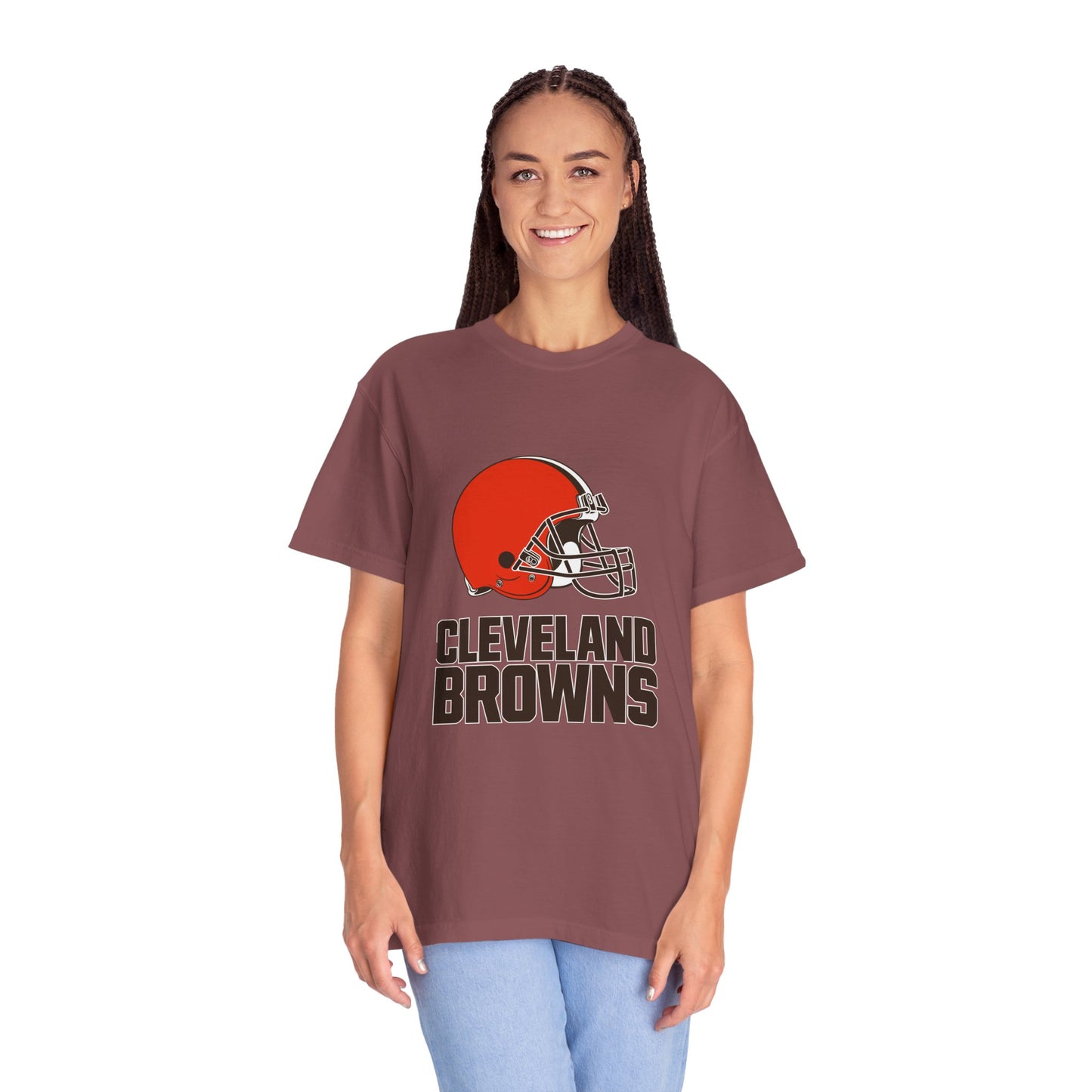 Cleveland Browns Garment-Dyed T-Shirt – Premium Cotton Tee for Customization