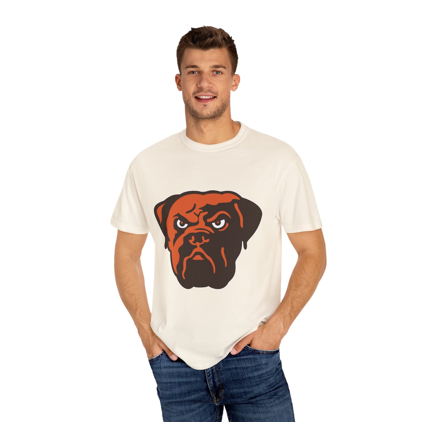 Cleveland Browns Collectibles Garment-Dyed T-Shirt – Premium Cotton Tee for Customization