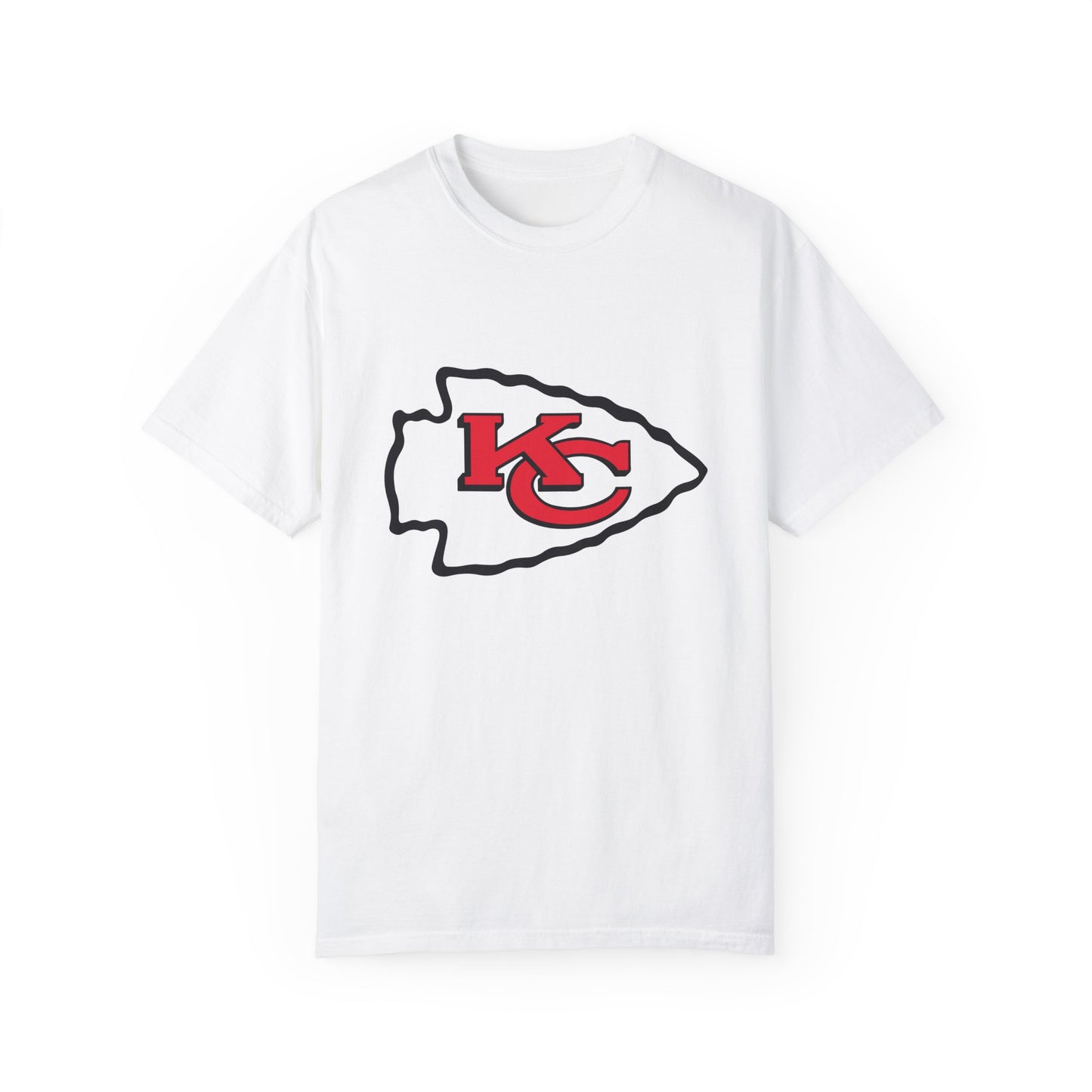 Kansas City Chiefs Collectibles Garment-Dyed T-Shirt – Premium Cotton Tee for Customization