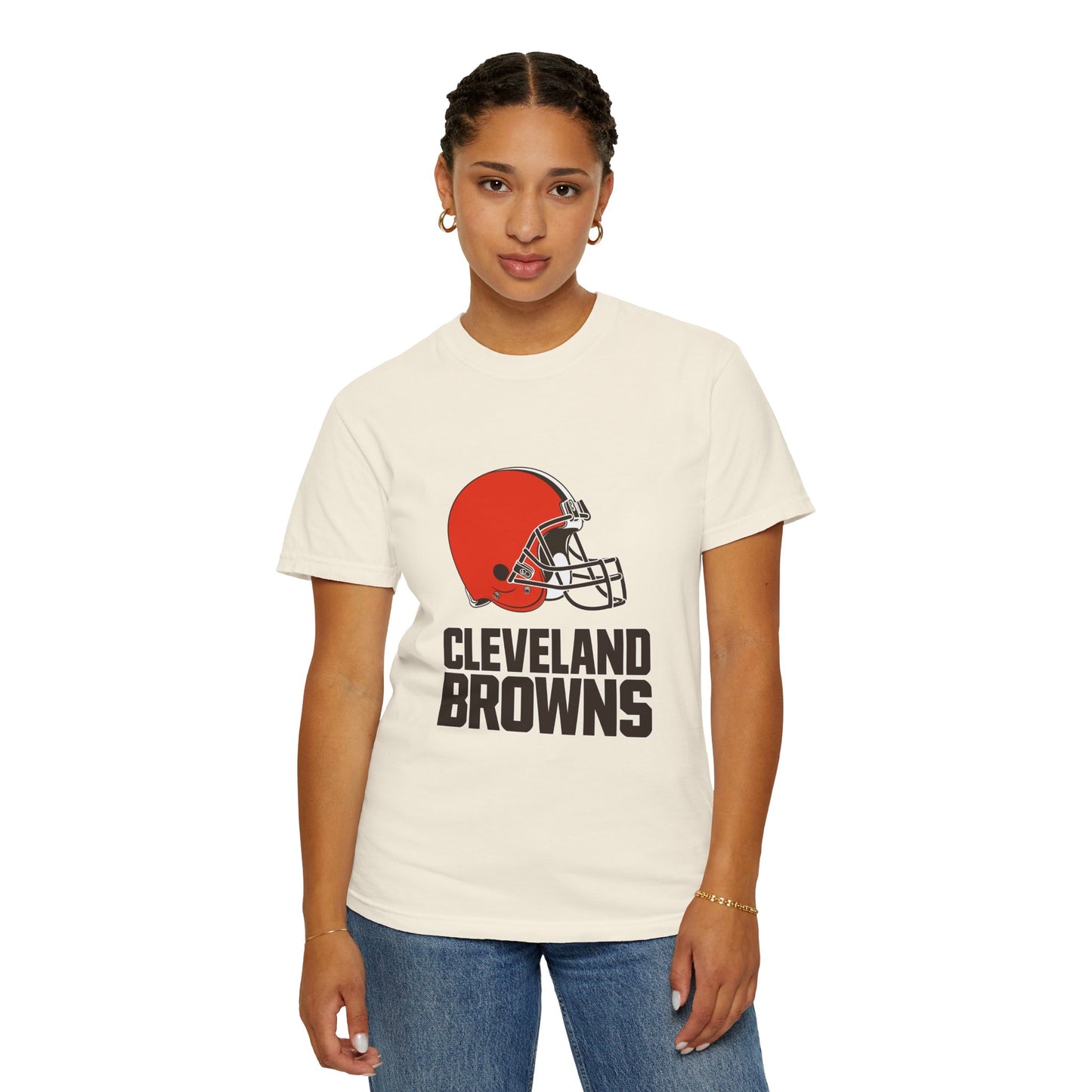 Cleveland Browns Garment-Dyed T-Shirt – Premium Cotton Tee for Customization