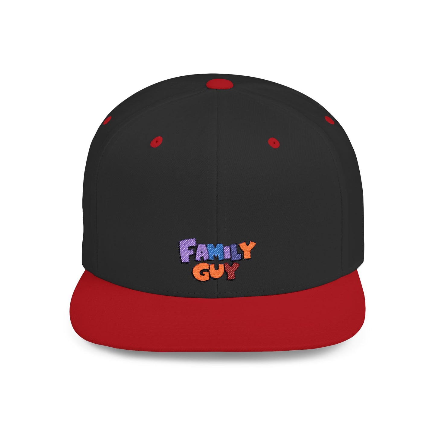 Icons Embroidered Family Guy Flat Bill Snapback – Lightweight, Custom Fit, Premium Quality