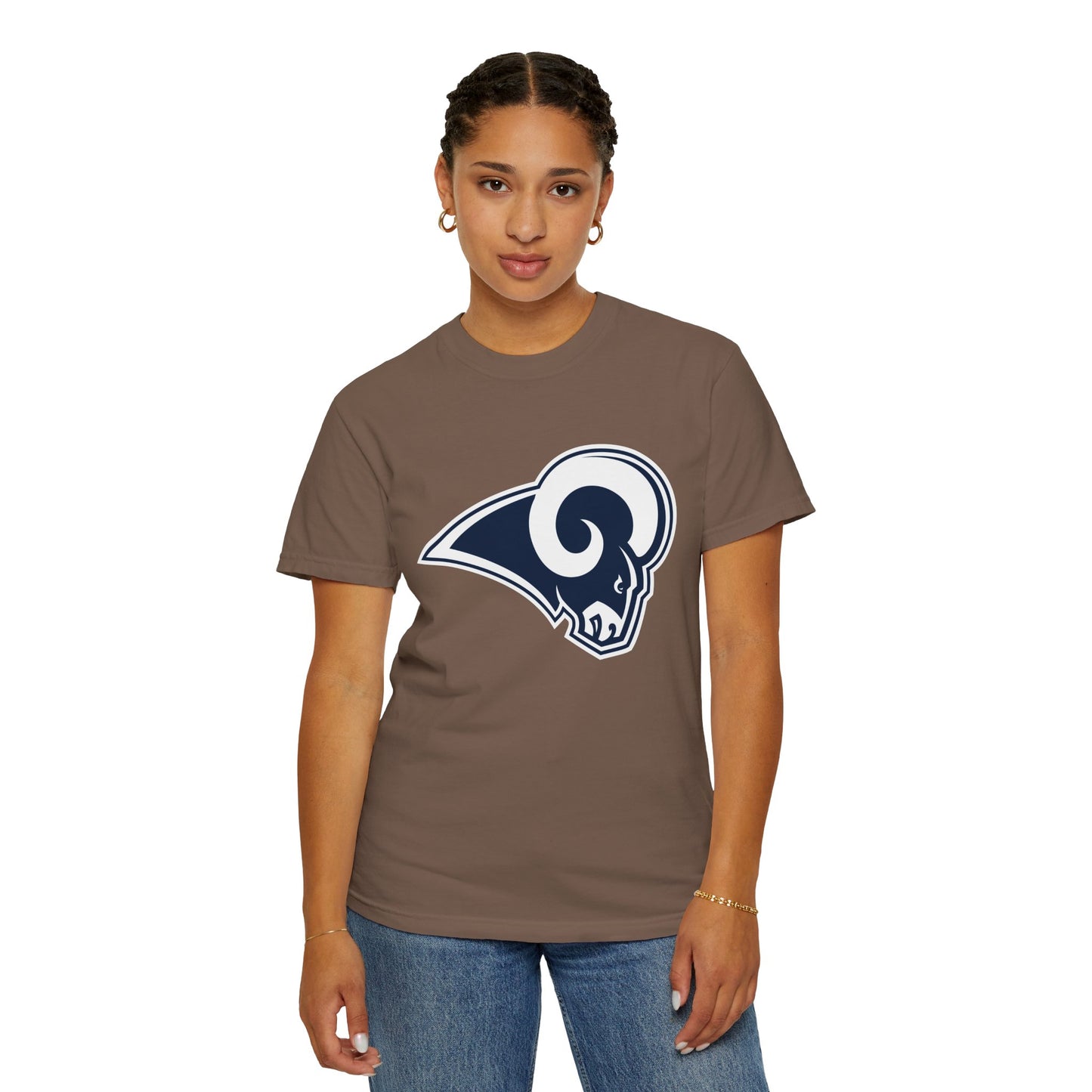 Los Angeles Rams Fan Gifts Garment-Dyed T-Shirt – Premium Cotton Tee for Customization