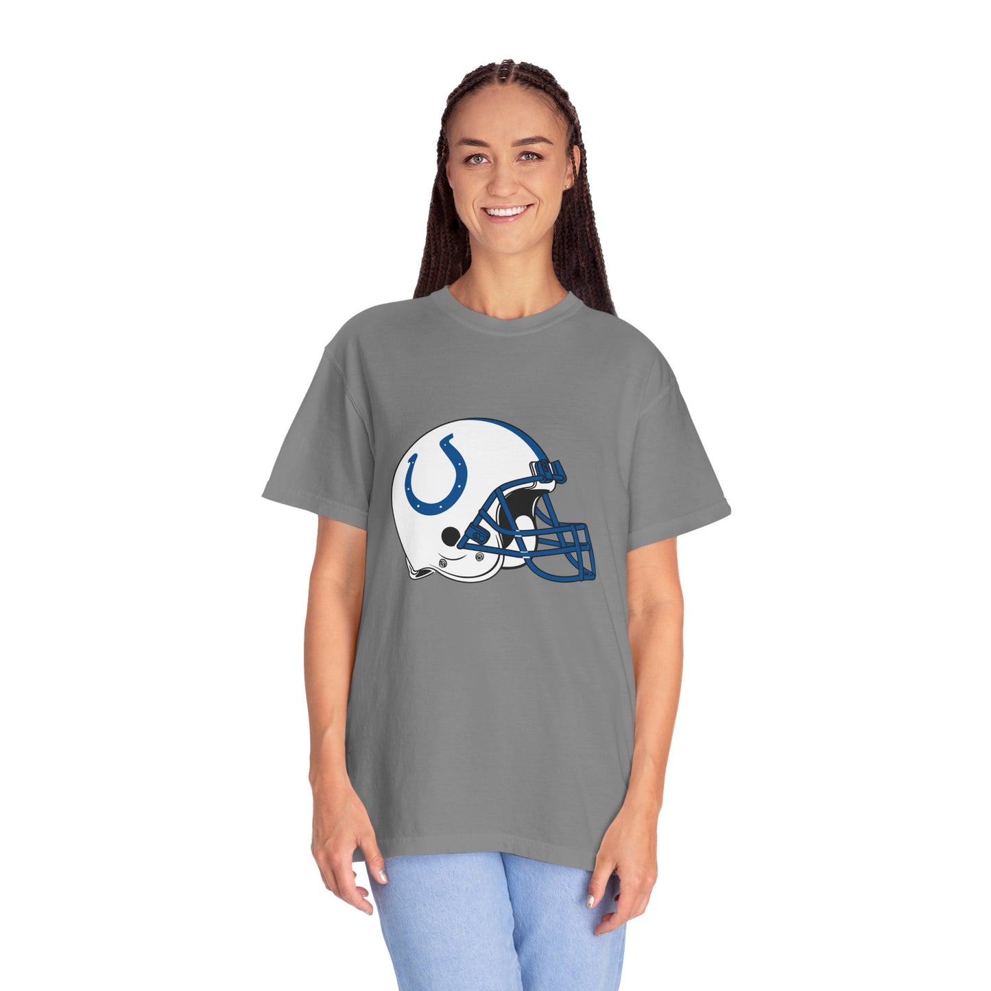 Indianapolis Colts Merchandise Garment-Dyed T-Shirt – Premium Cotton Tee for Customization