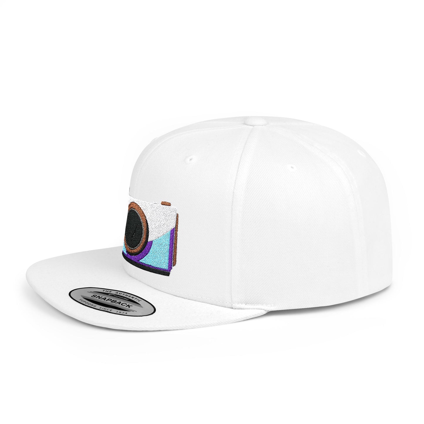 Digital Camera Flat Bill Snapback – Lightweight, Custom Fit, Premium Quality