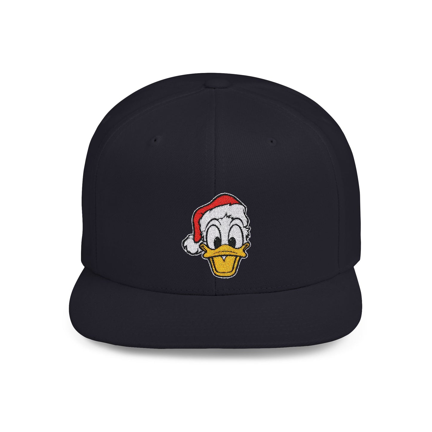 Donald Duck Santa Flat Bill Snapback – Lightweight, Custom Fit, Premium Quality