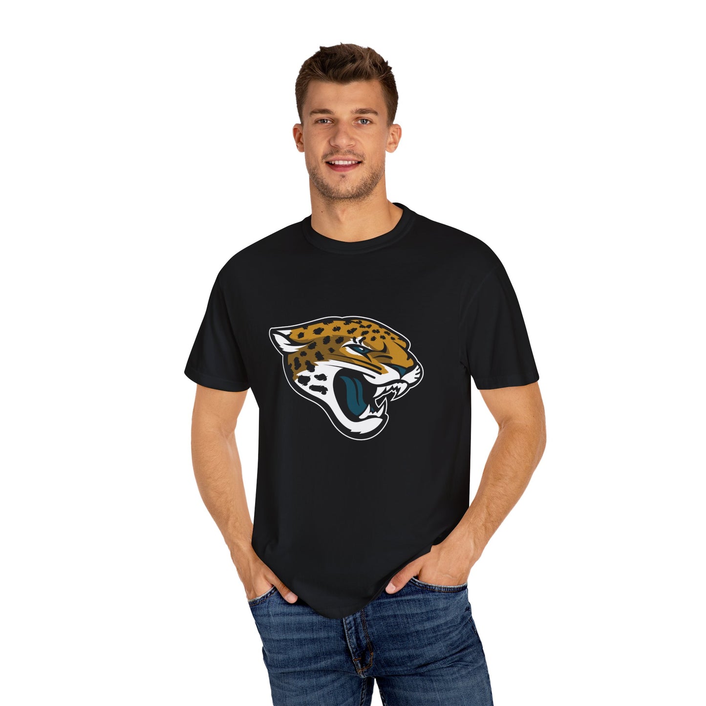 Jacksonville Jaguars Team Merch Garment-Dyed T-Shirt – Premium Cotton Tee for Customization