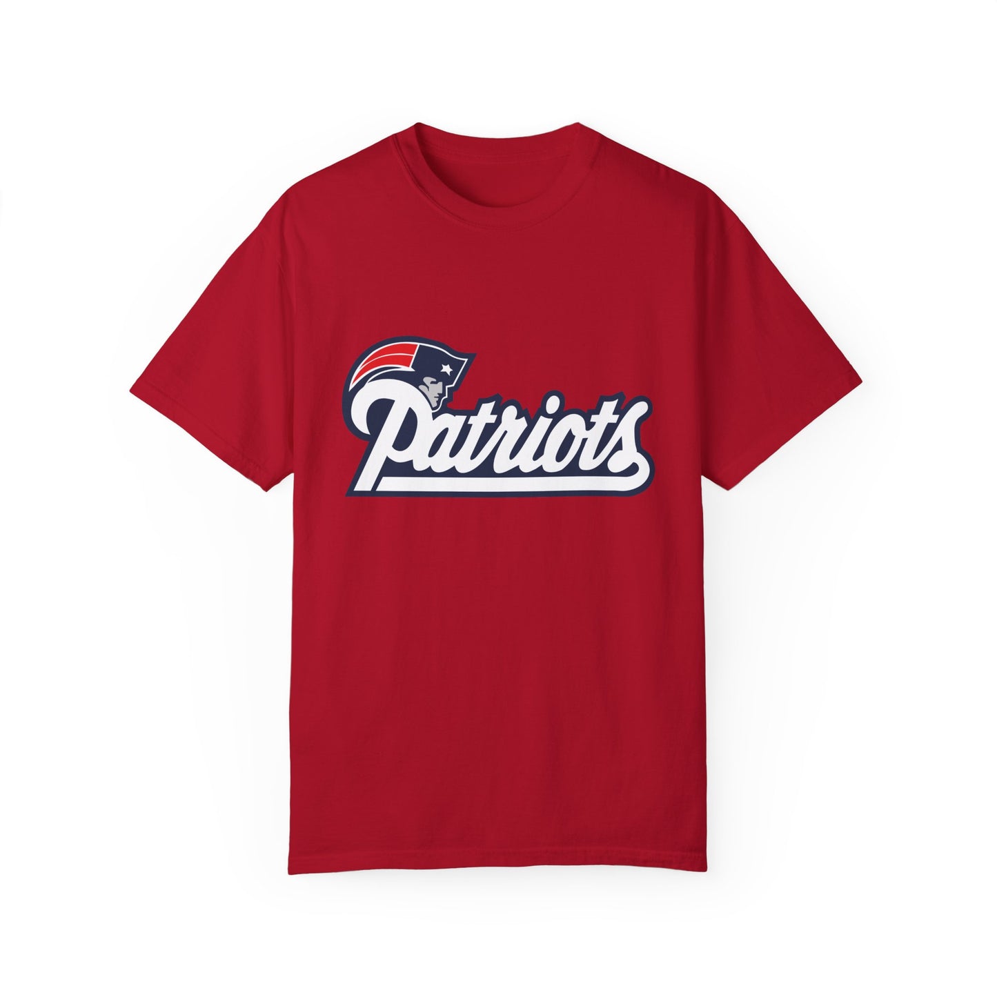 New England Patriots Fan Outfit Garment-Dyed T-Shirt – Premium Cotton Tee for Customization