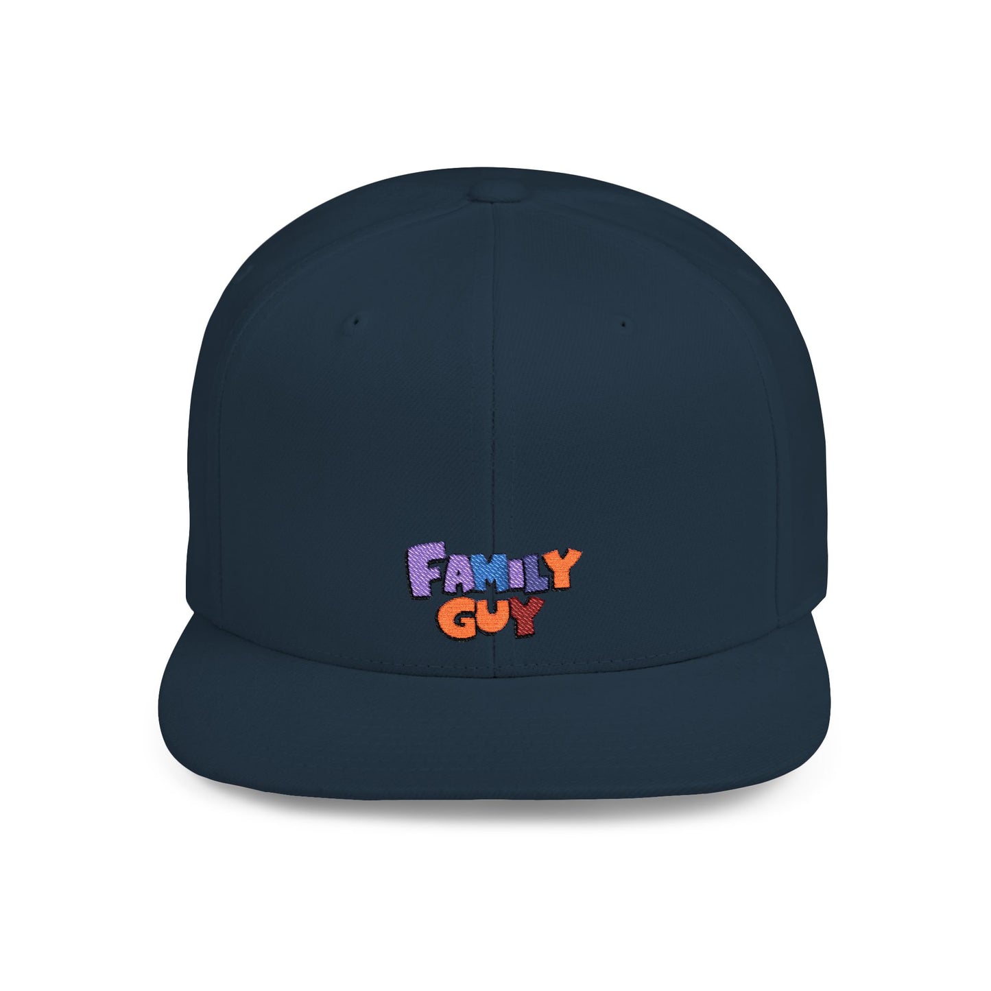 Icons Embroidered Family Guy Flat Bill Snapback – Lightweight, Custom Fit, Premium Quality