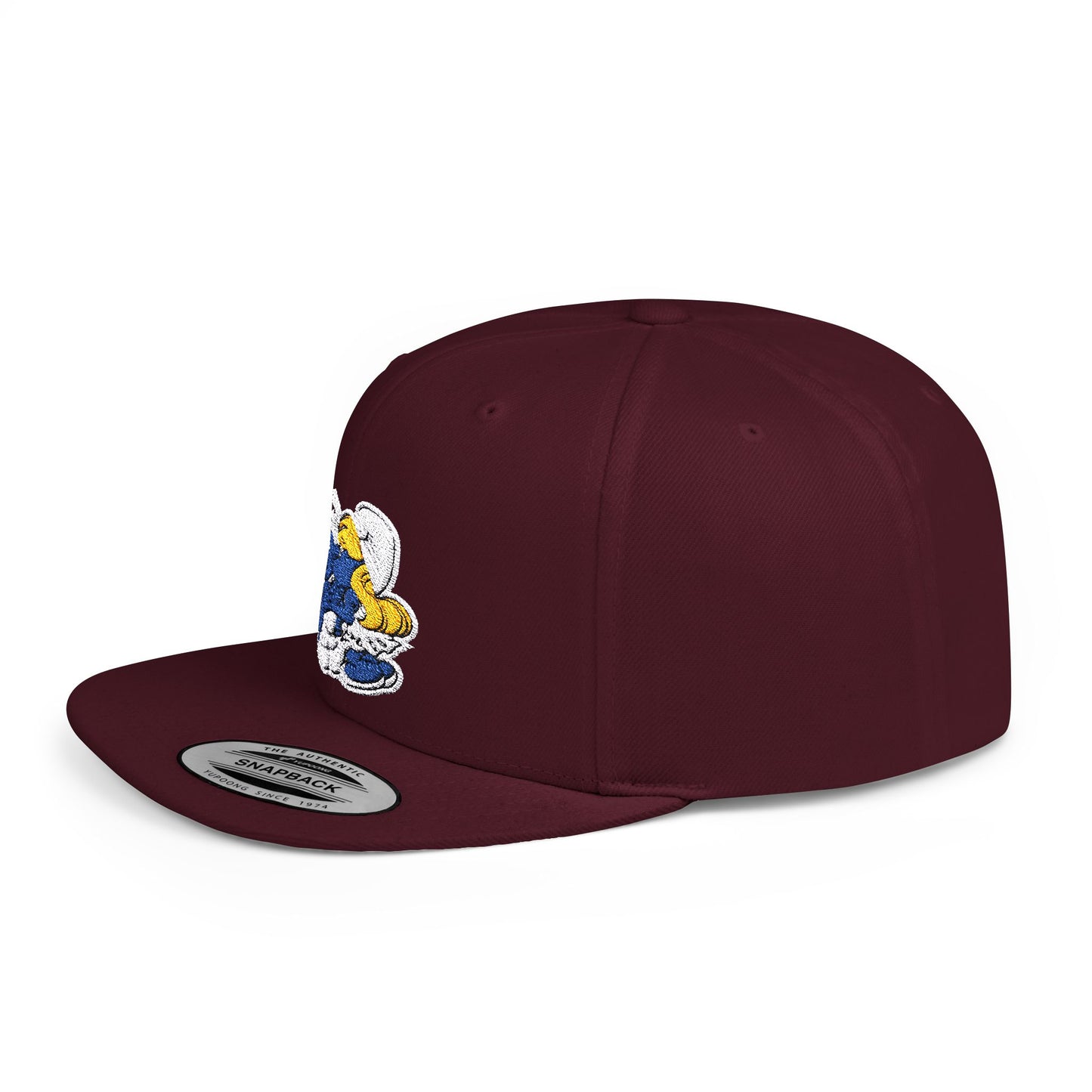 The Smurf Love Flat Bill Snapback – Lightweight, Custom Fit, Premium Quality