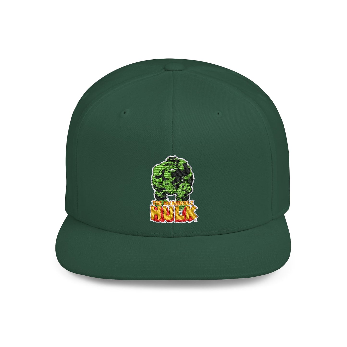 The Incredible Hulk Flat Bill Snapback – Lightweight, Custom Fit, Premium Quality