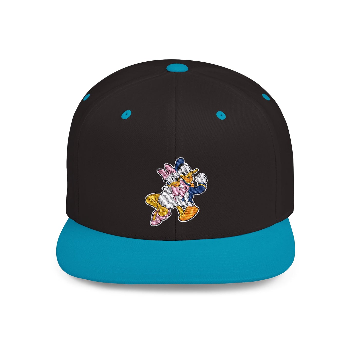 Daisy and Donald Flat Bill Snapback – Lightweight, Custom Fit, Premium Quality