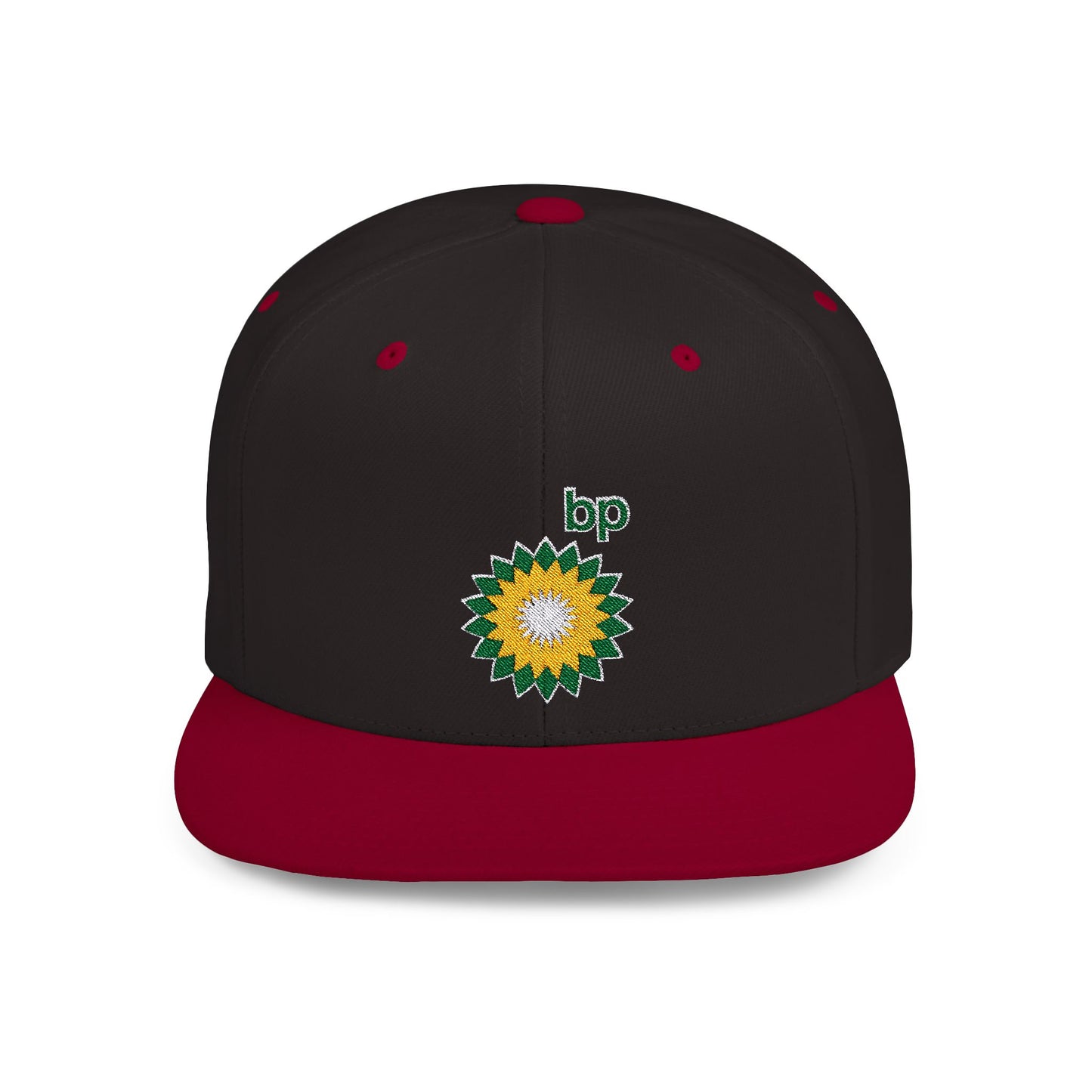 BP Oil Flat Bill Snapback – Lightweight, Custom Fit, Premium Quality