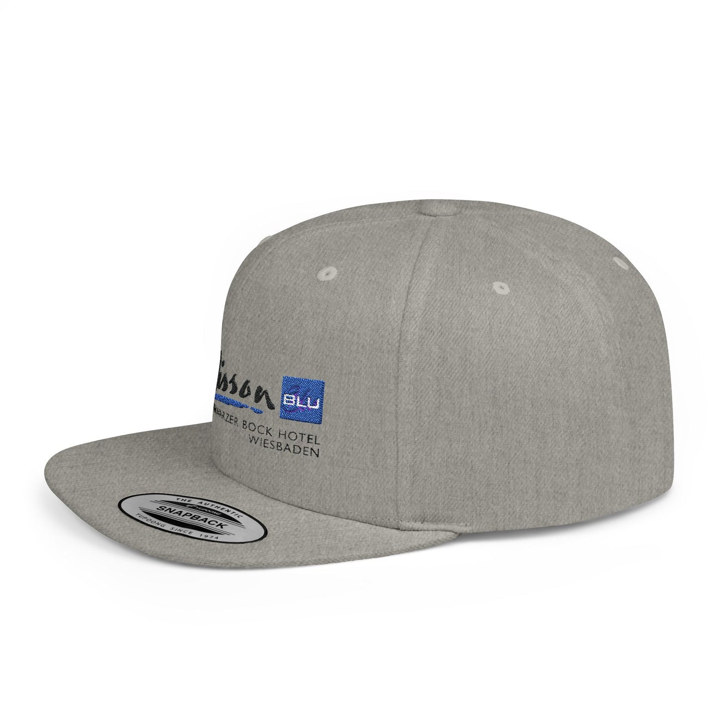 Radisson Blu Flat Bill Snapback – Lightweight, Custom Fit, Premium Quality