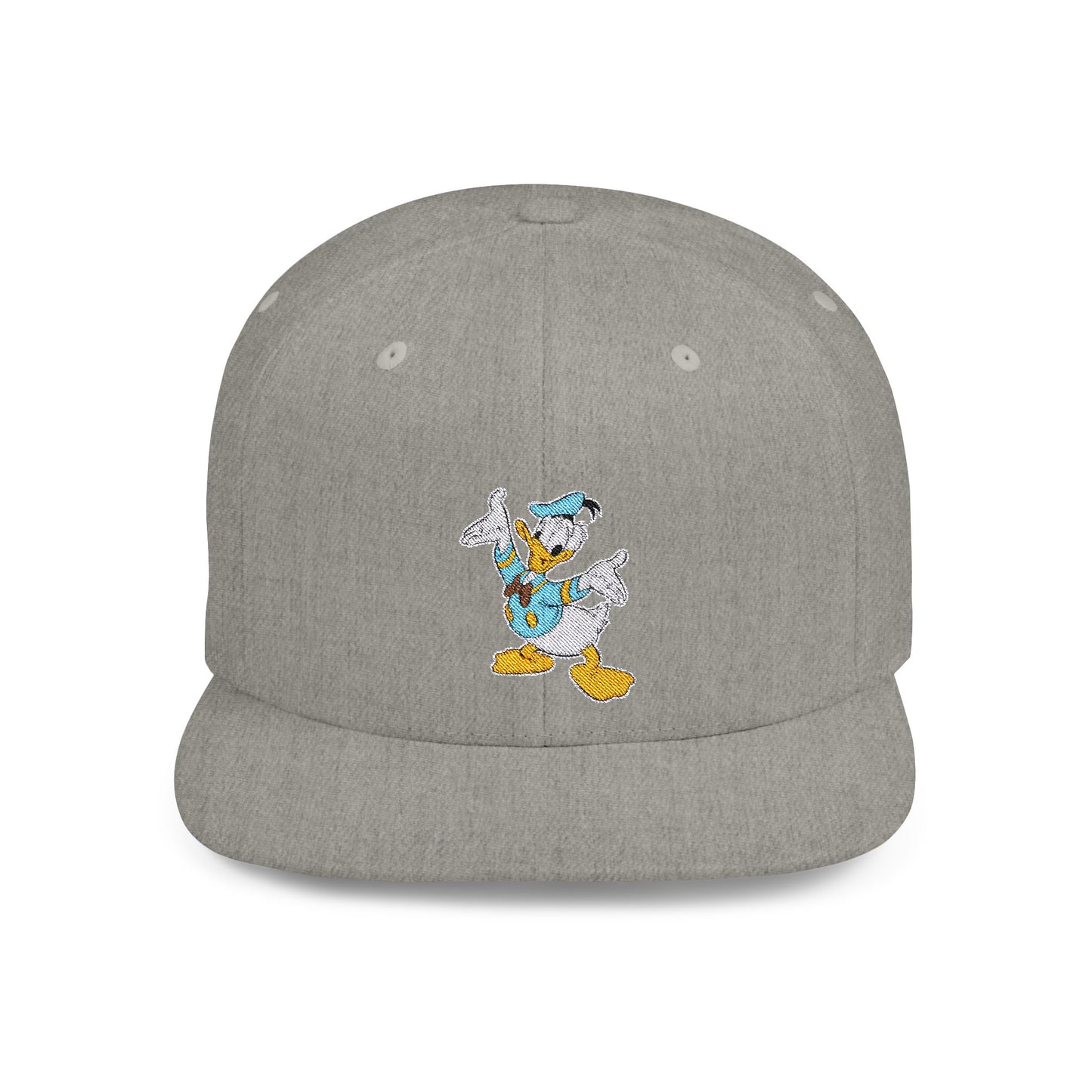 Pato Donald Flat Bill Snapback – Lightweight, Custom Fit, Premium Quality