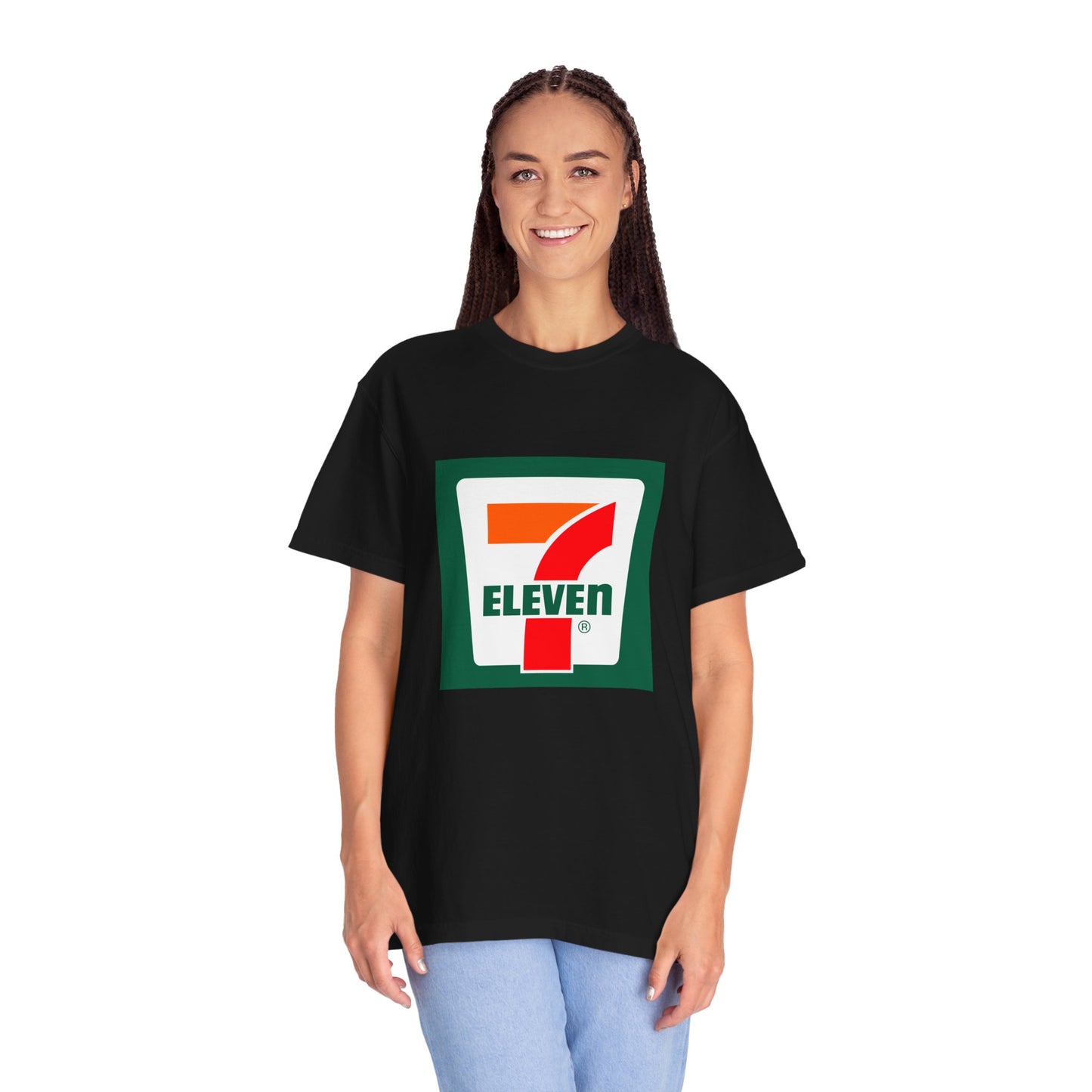 7 Eleven Garment-Dyed T-Shirt – Premium Cotton Tee for Customization