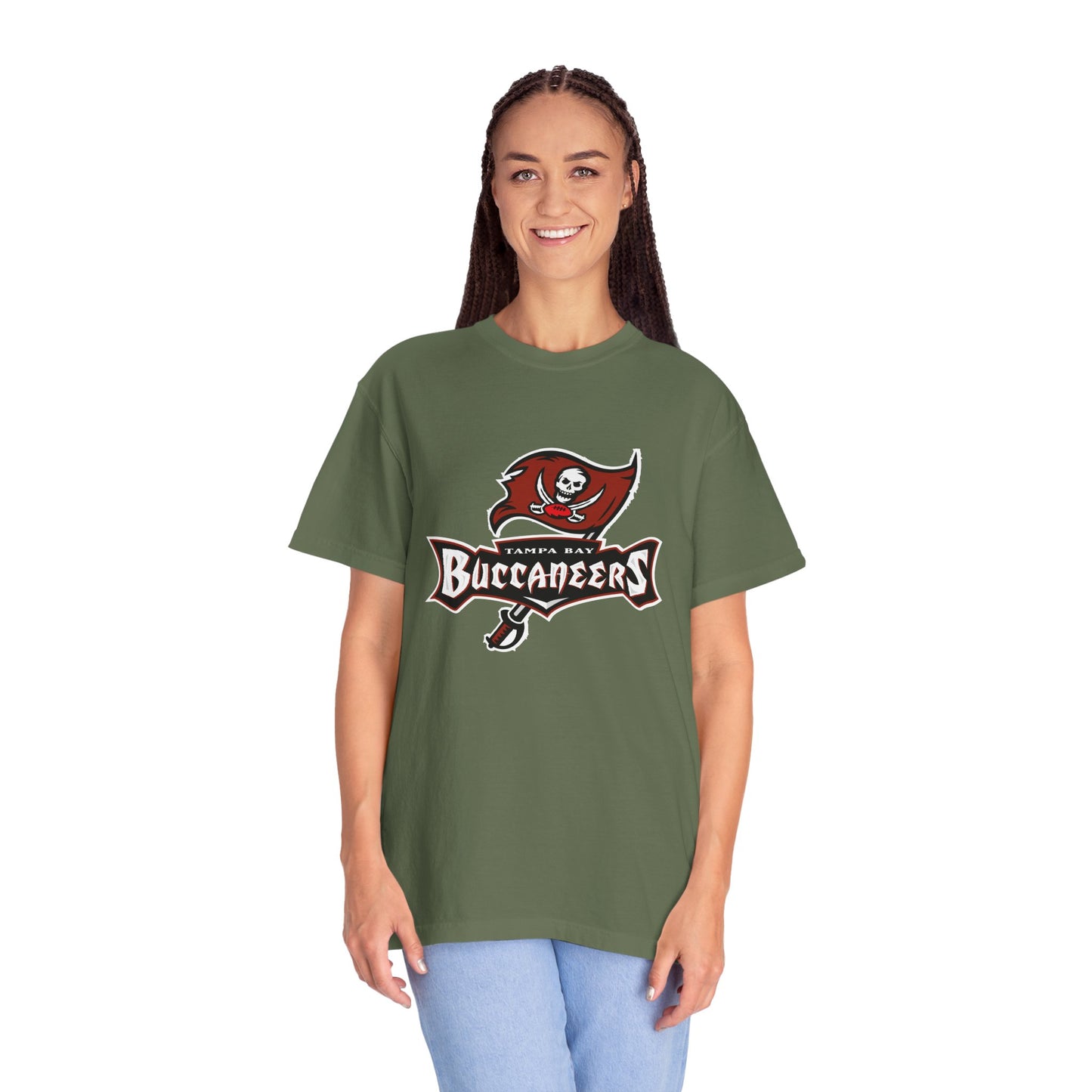 Tampa Bay Buccaneers Merchandise Garment-Dyed T-Shirt – Premium Cotton Tee for Customization