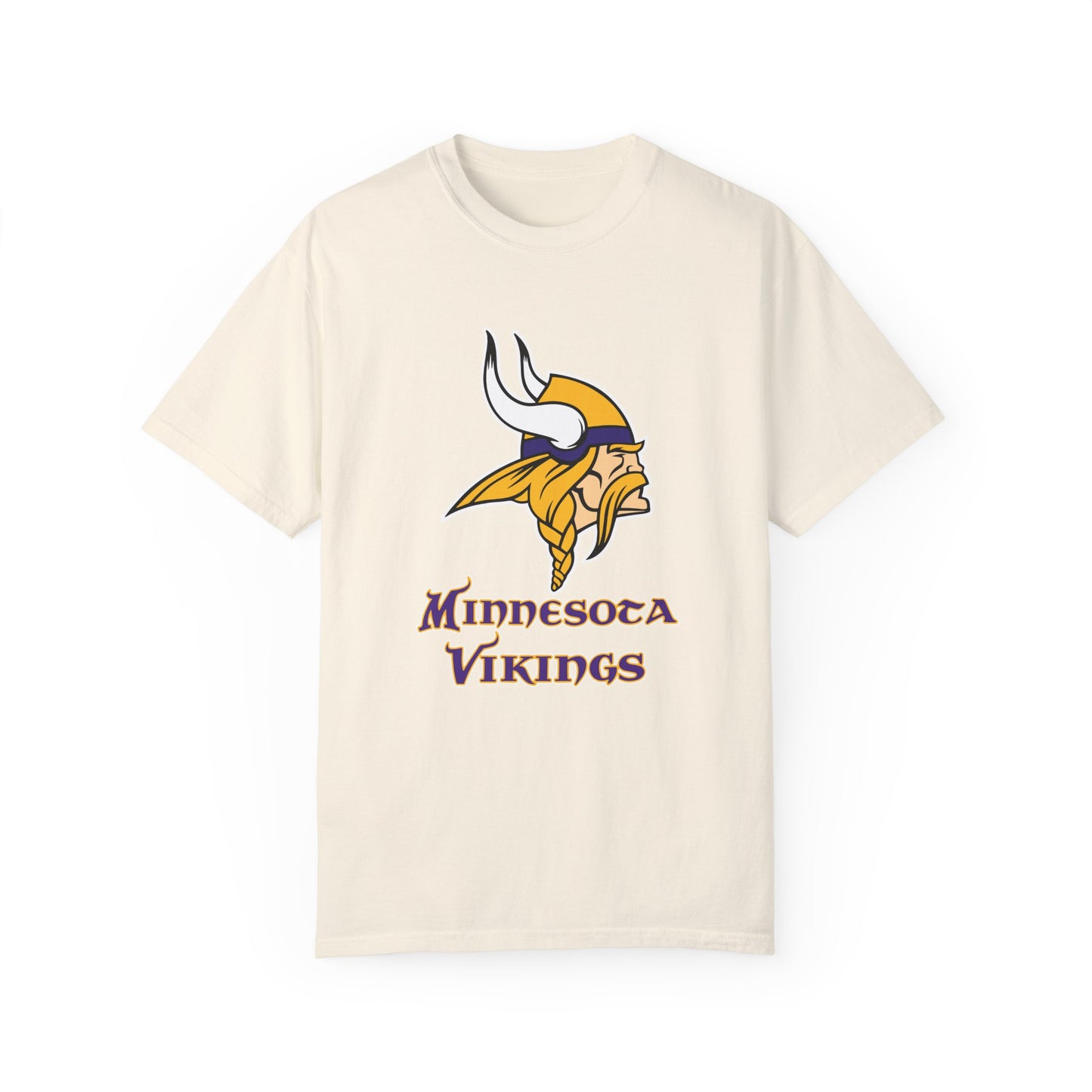 Minnesota Vikings Merchandise Garment-Dyed T-Shirt – Premium Cotton Tee for Customization