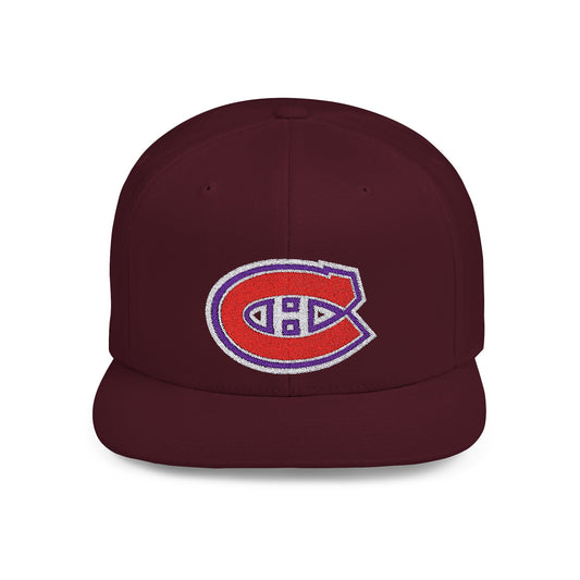 Montreal Canadiens Flat Bill Snapback – Lightweight, Custom Fit, Premium Quality