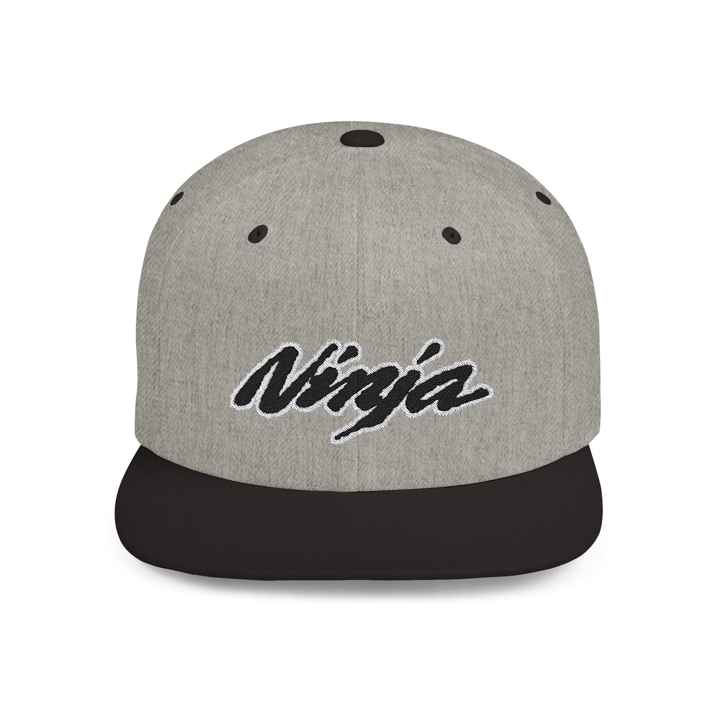 Ninja Flat Bill Snapback – Lightweight, Custom Fit, Premium Quality